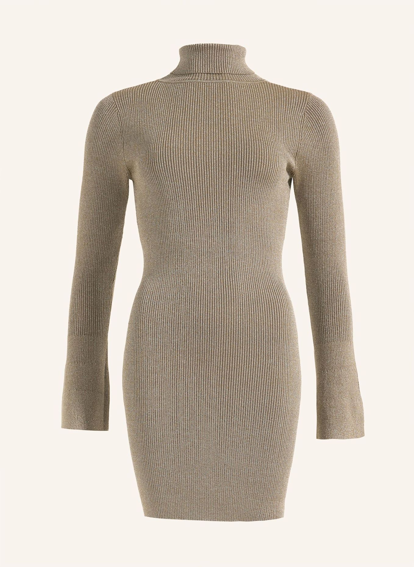 ADLYSH Strickkleid METALLIC CHARM DRESS: BRAUN