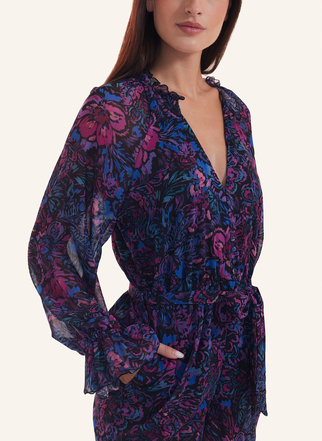 ADLYSH EVENING JUMPSUIT: BLAU