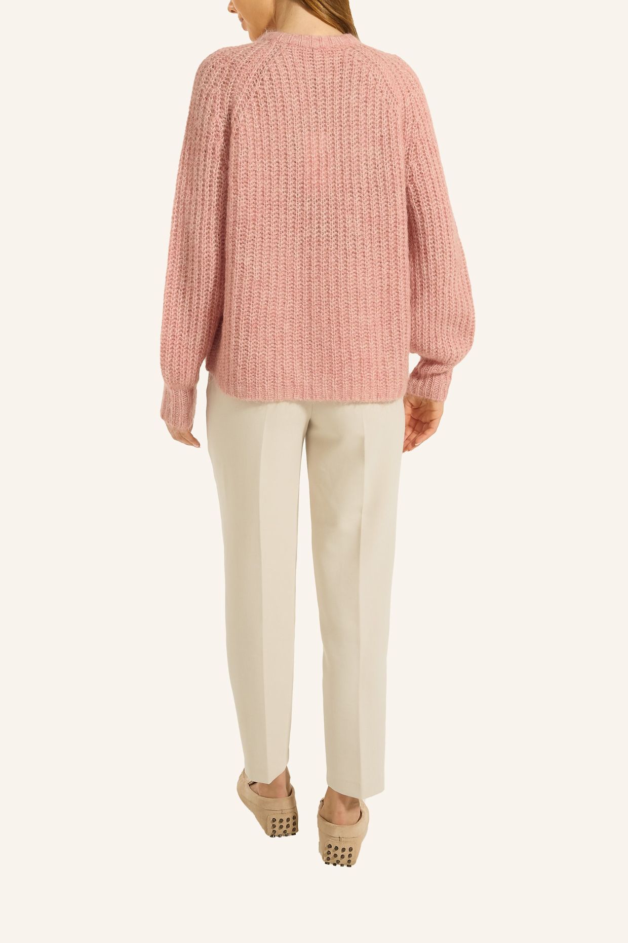 ADLYSH SOFT CARDIGAN MIT MOHAIR: ROSA