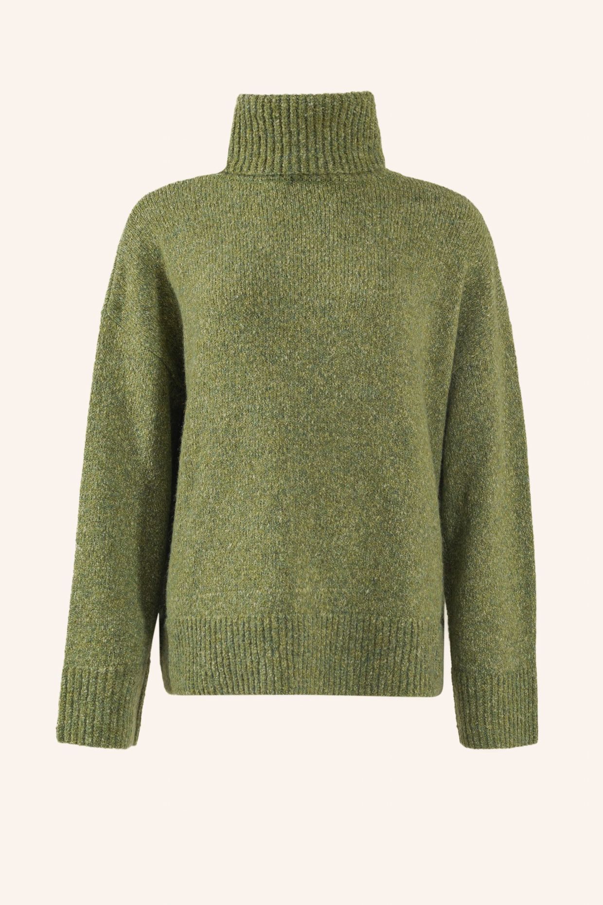 ADLYSH OVERSIZED PULLOVER MIT WOLLE: GRÜN