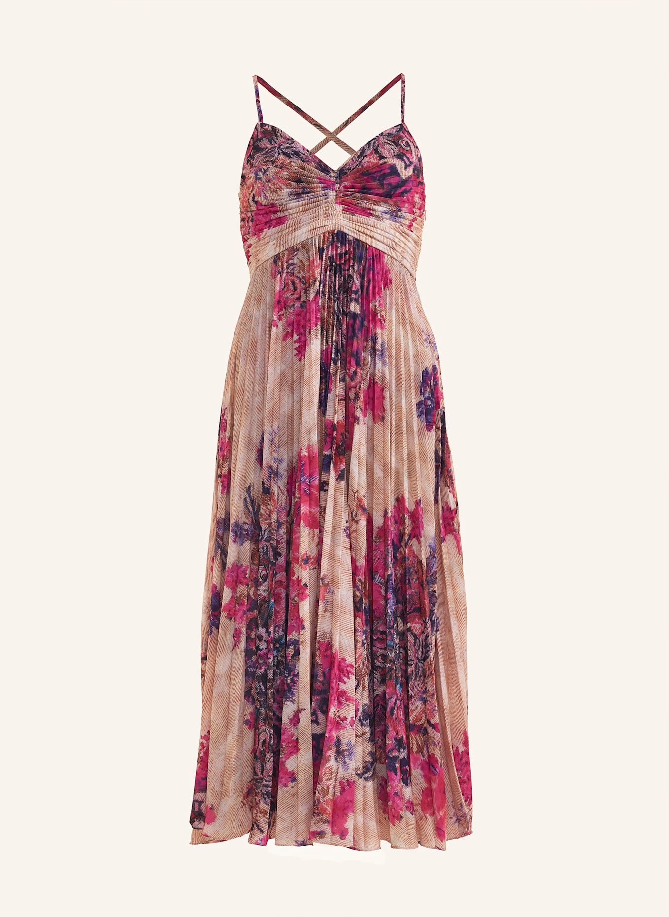 ADLYSH SUMMER SPIRIT DRESS: ROT