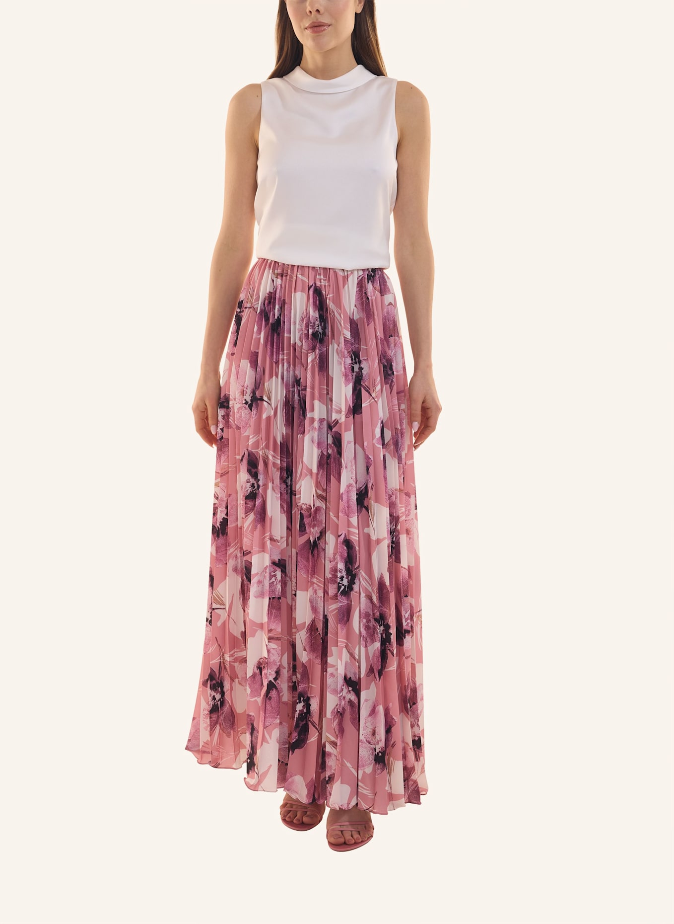 ADLYSH PRETTY POEM SKIRT: PINK