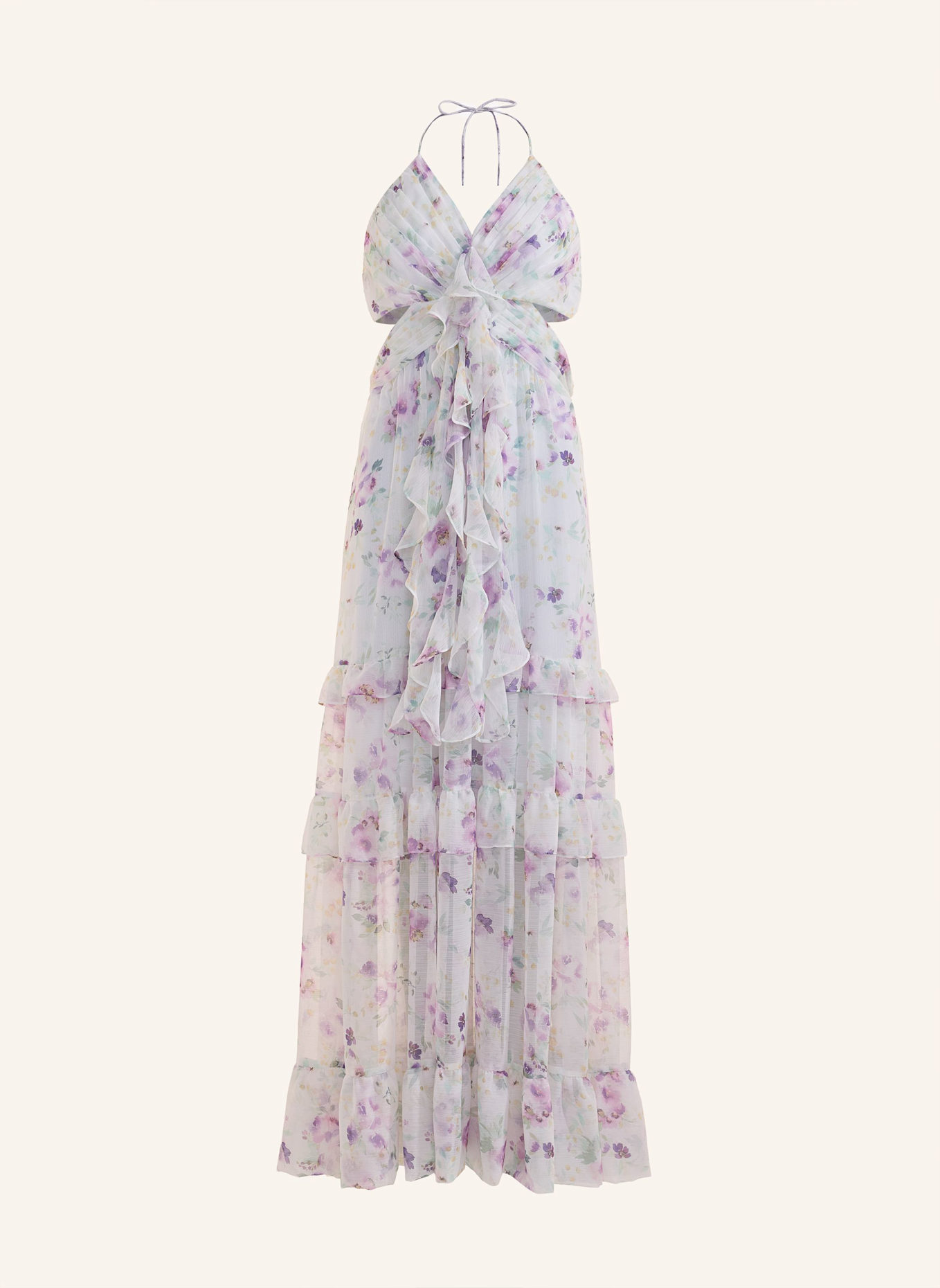 ADLYSH ROMANCE FLOWER DRESS: WEISS