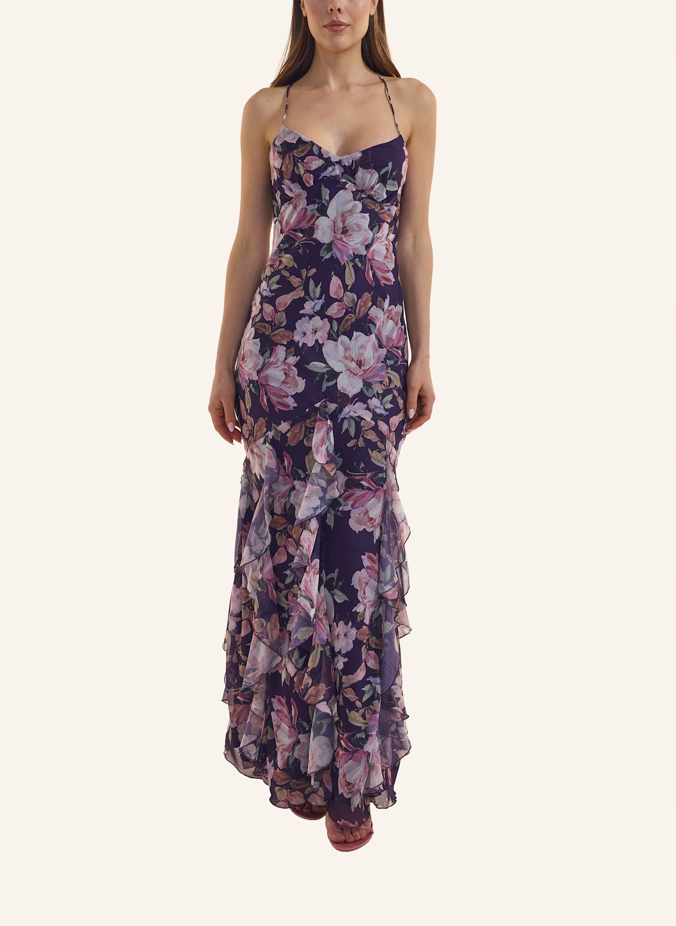 ADLYSH FLIRTY MOMENTS DRESS: LILA