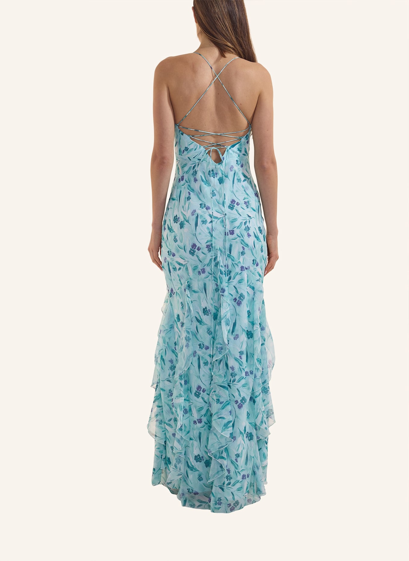 ADLYSH FLIRTY MOMENTS DRESS: TÜRKIS