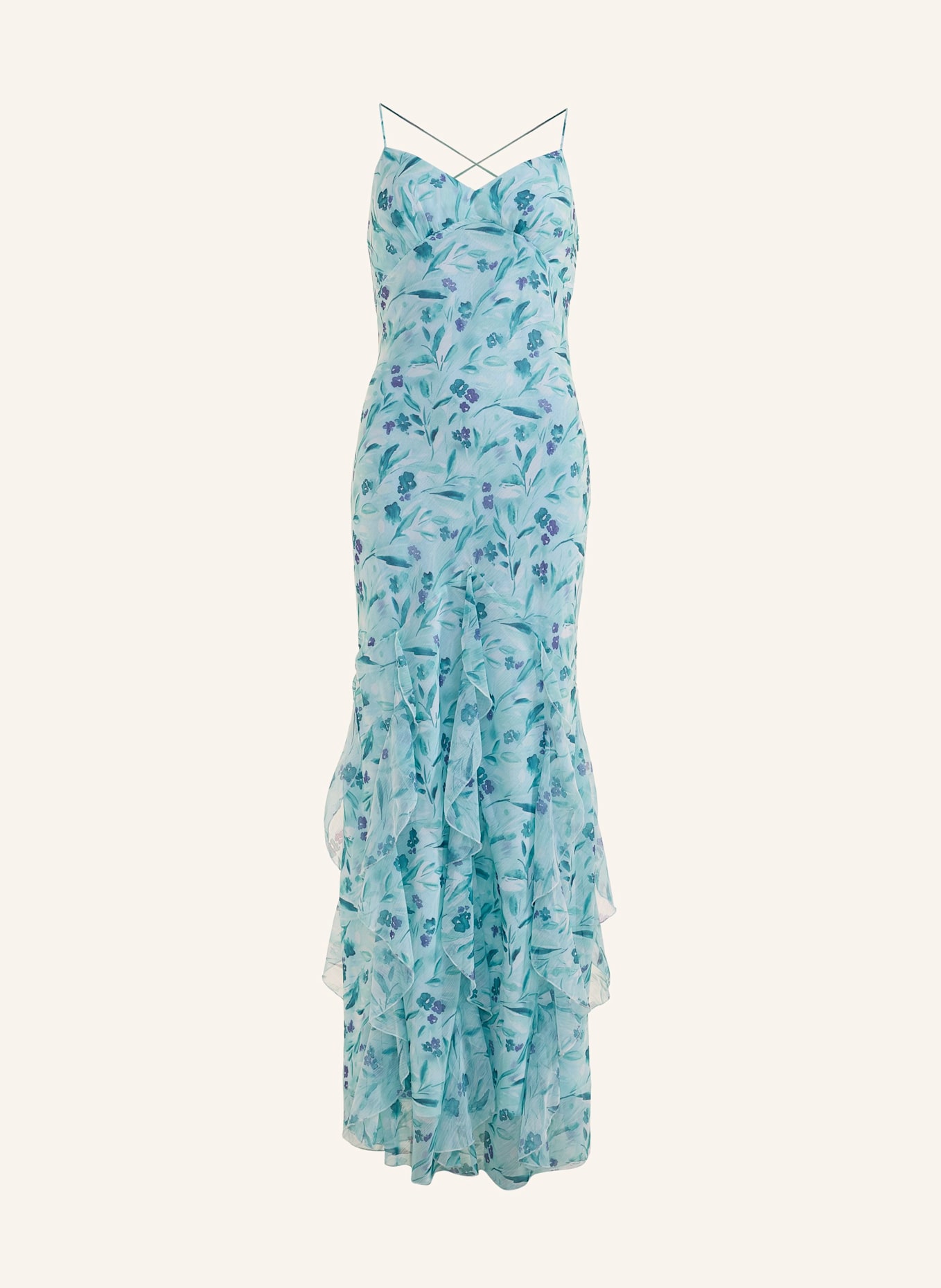 ADLYSH FLIRTY MOMENTS DRESS: TÜRKIS