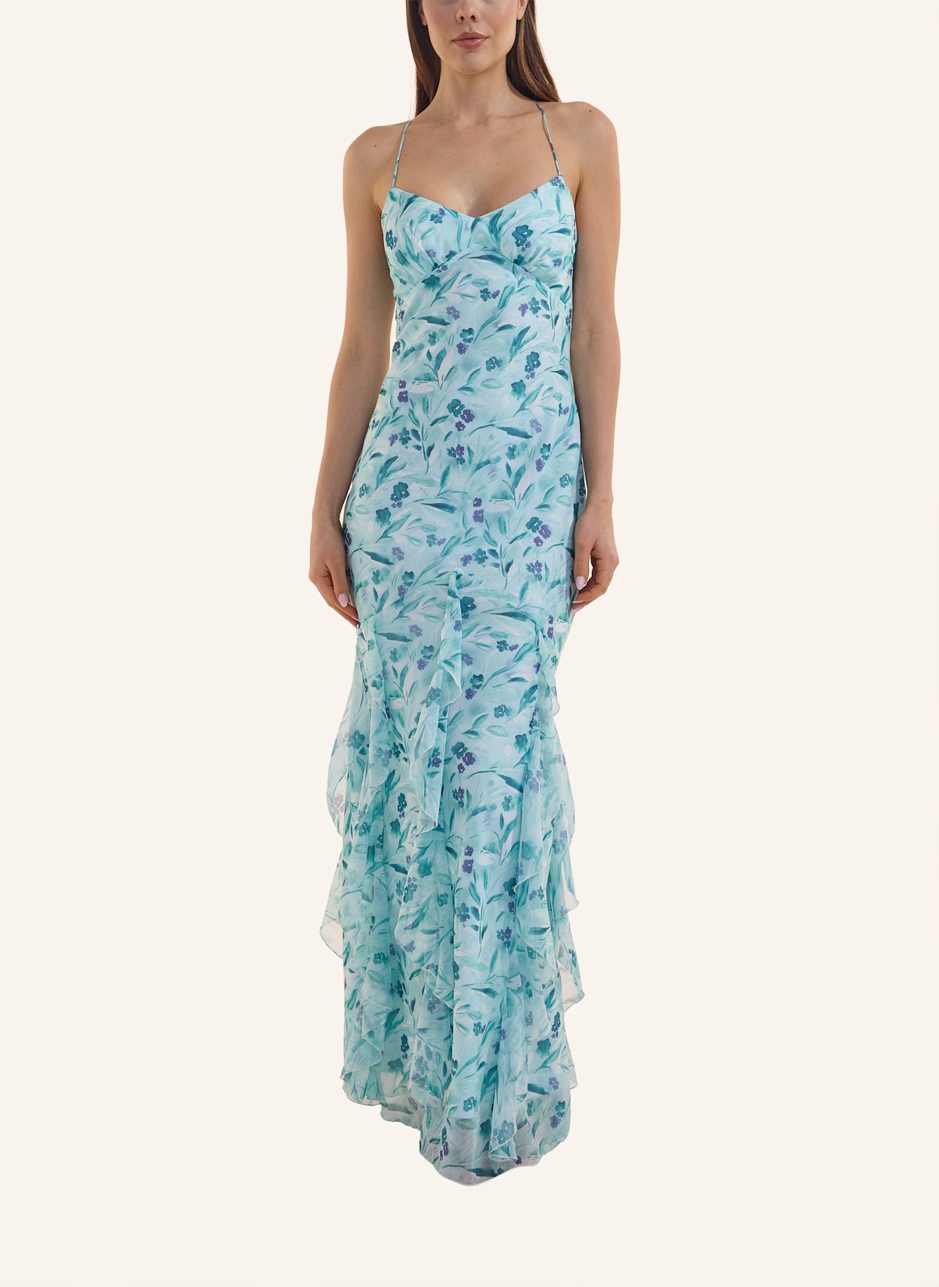 ADLYSH FLIRTY MOMENTS DRESS: TÜRKIS