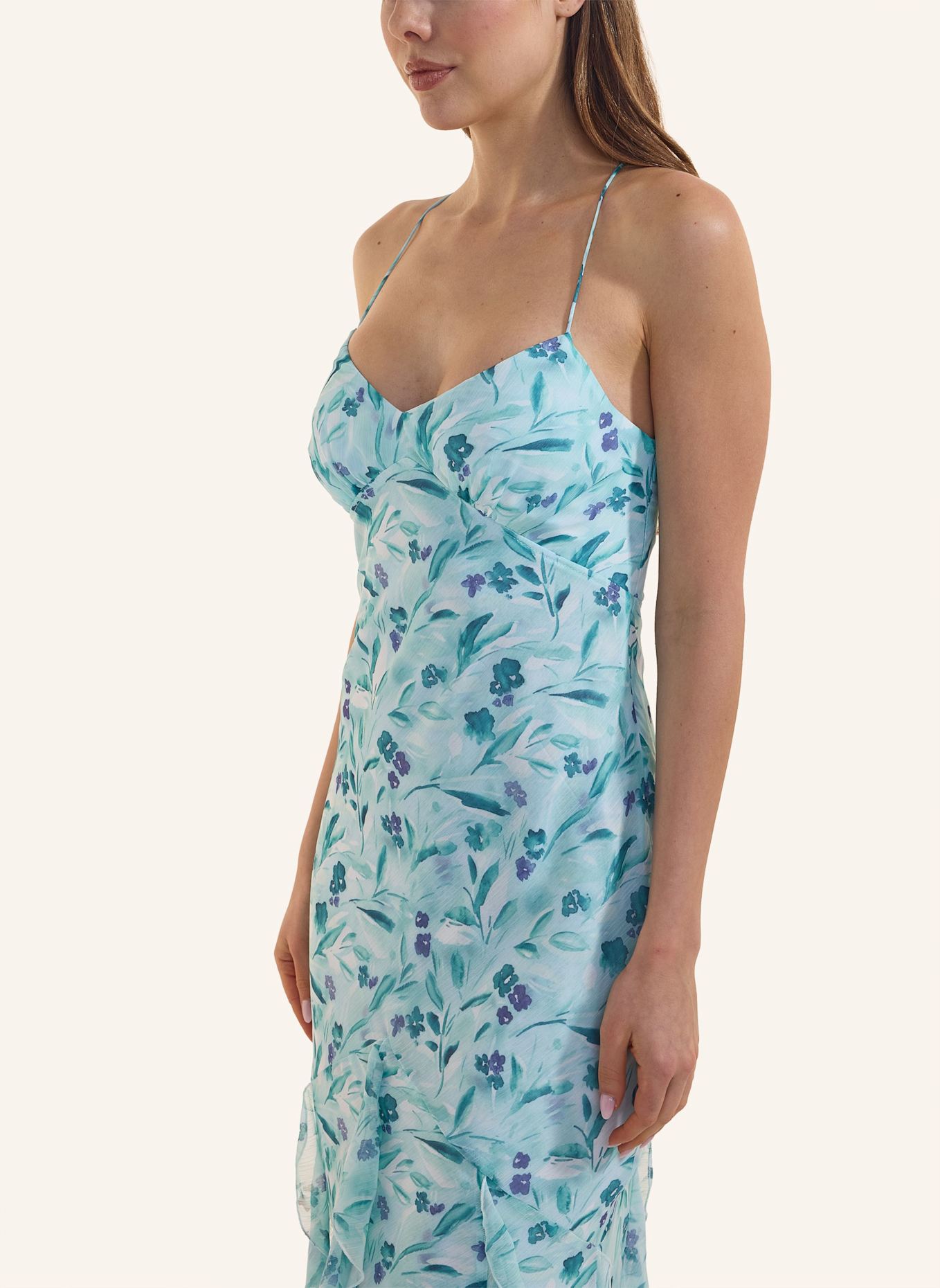 ADLYSH FLIRTY MOMENTS DRESS: TÜRKIS
