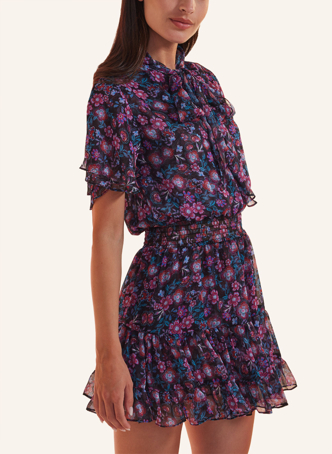 ADLYSH Kleid WINTER MOMENTS DRESS: LILA