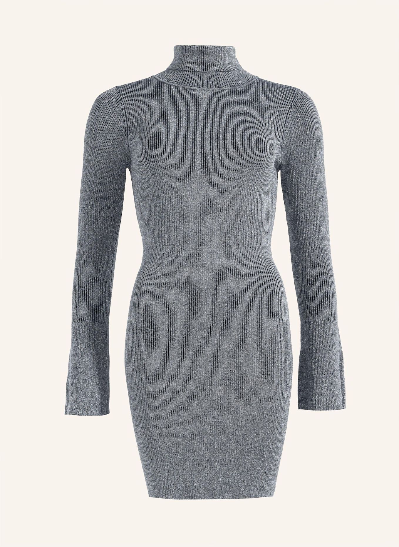 ADLYSH Strickkleid METALLIC CHARM DRESS: BLAU