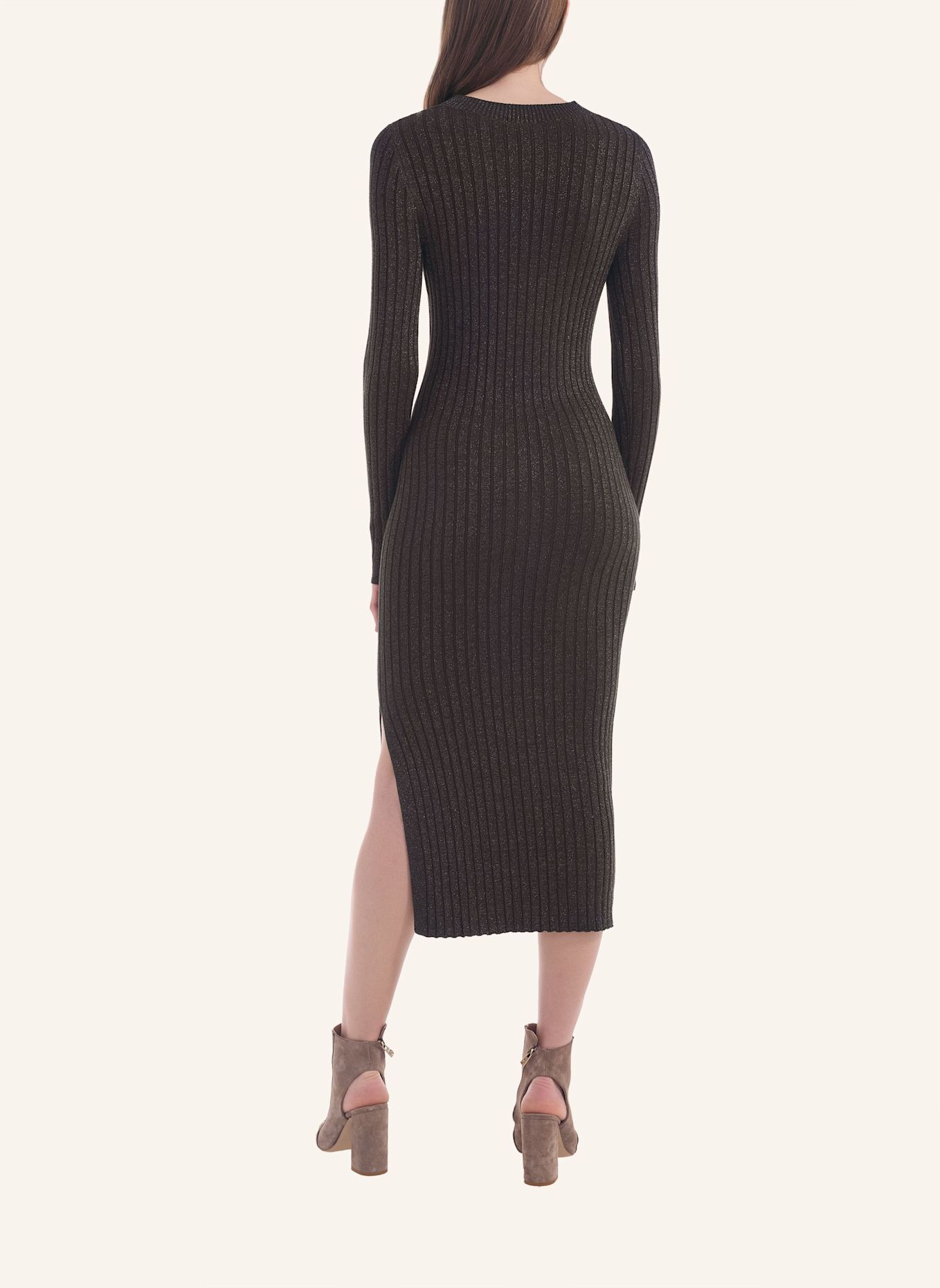 ADLYSH Strickkleid CLASSIC GLAM DRESS: BRAUN