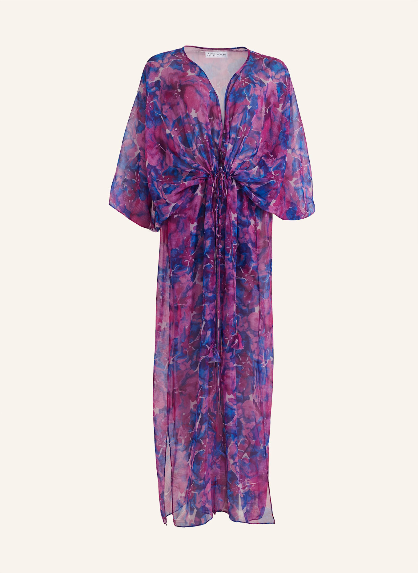ADLYSH Strandkleid BEACH BLUES KIMONO: BLAU