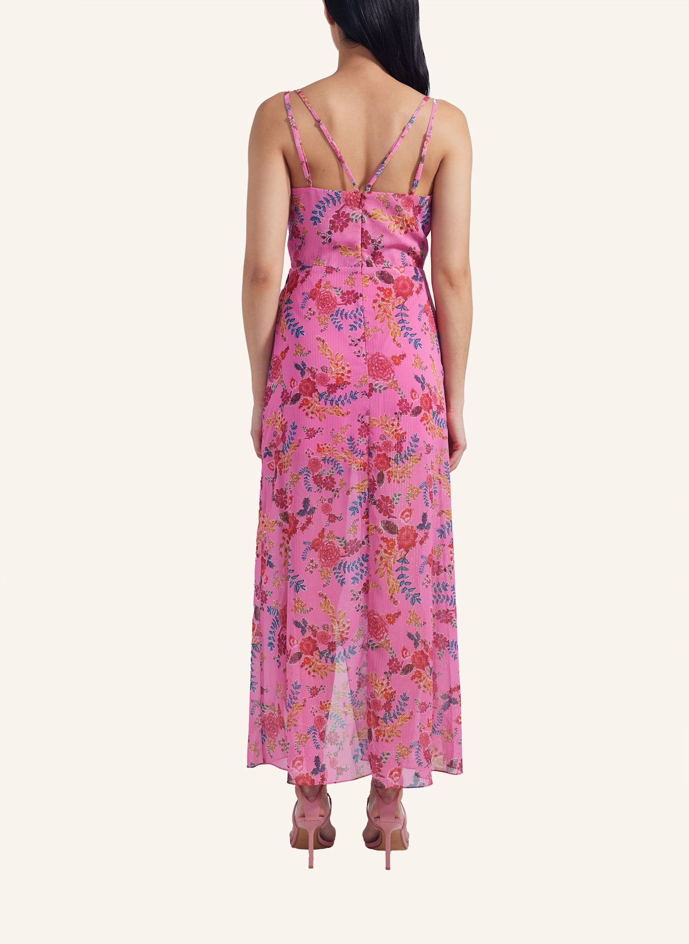ADLYSH Sommerkleid DAHLIA FLOWERS DRESS: PINK