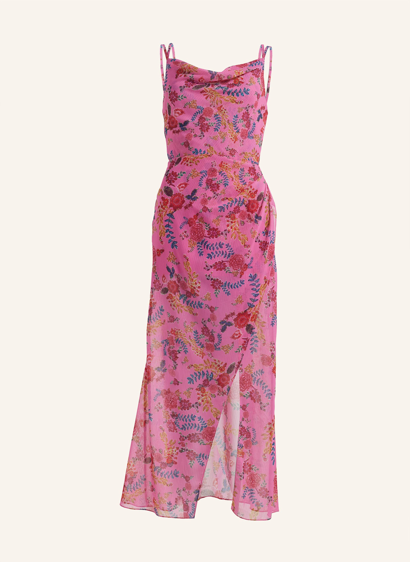 ADLYSH Sommerkleid DAHLIA FLOWERS DRESS: PINK