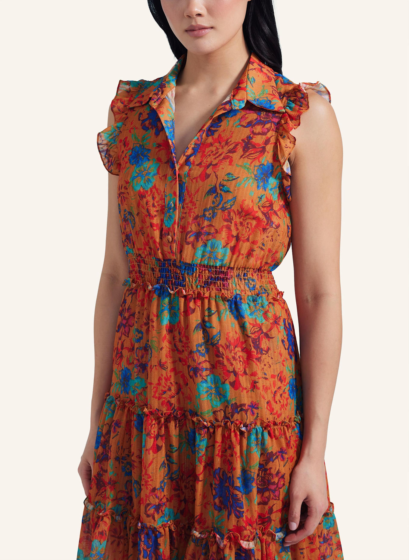 ADLYSH FAVOURITE ORANGE DRESS: ORANGE