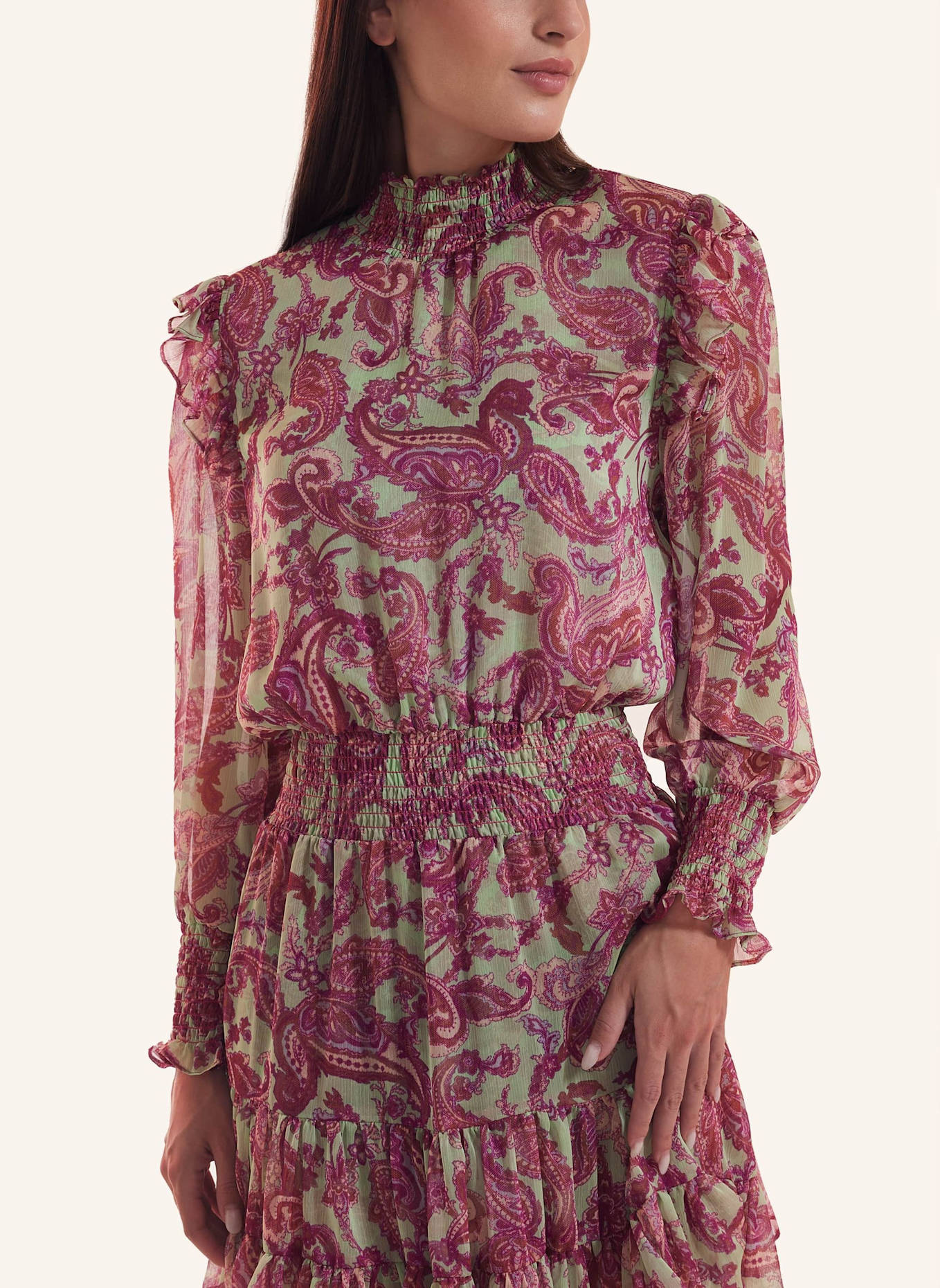 ADLYSH Abendkleid PAISLEY BEACH DRESS: PINK