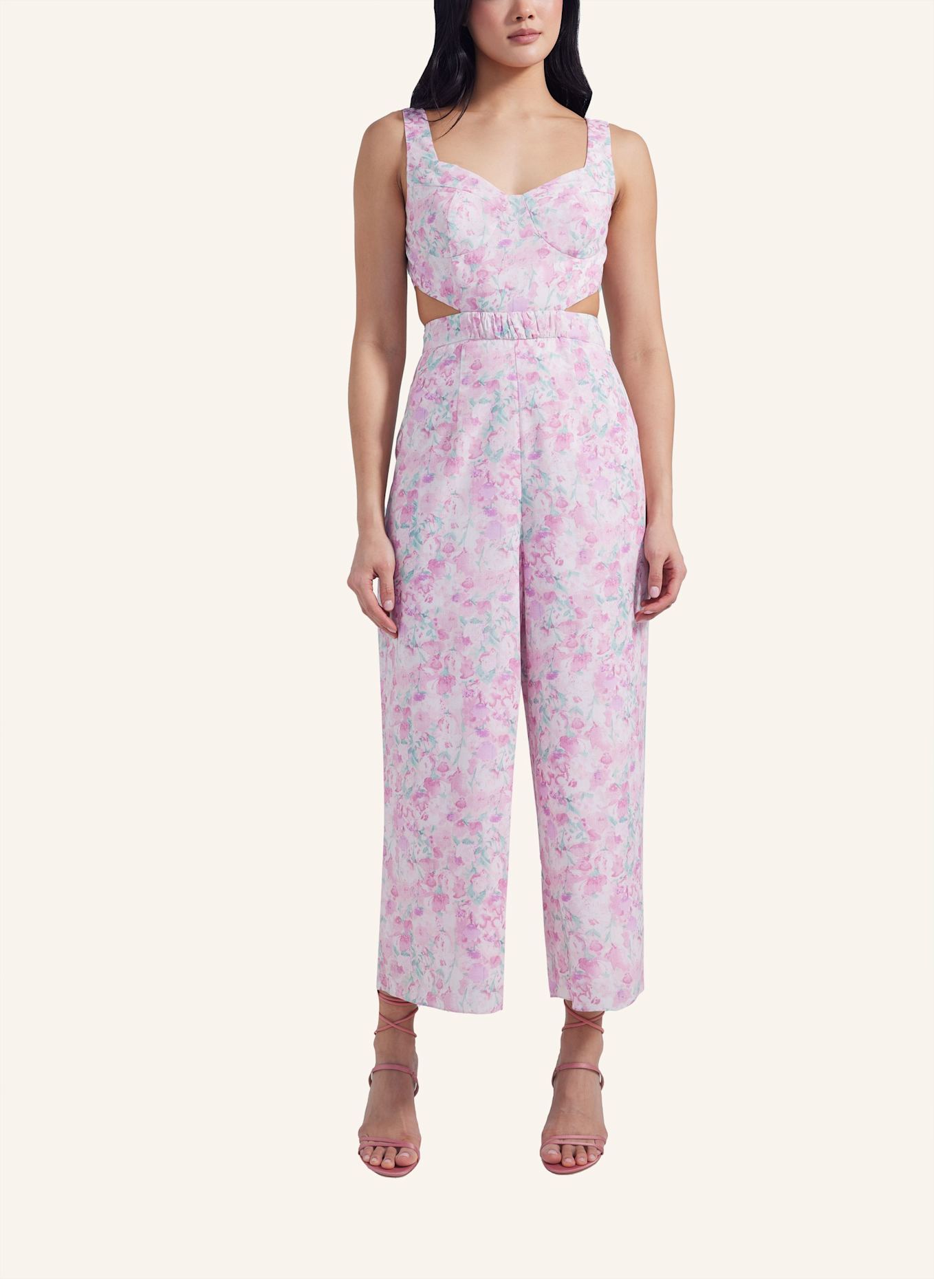 ADLYSH Abendkleid LOVELY ROSE JUMPSUIT: ROSA