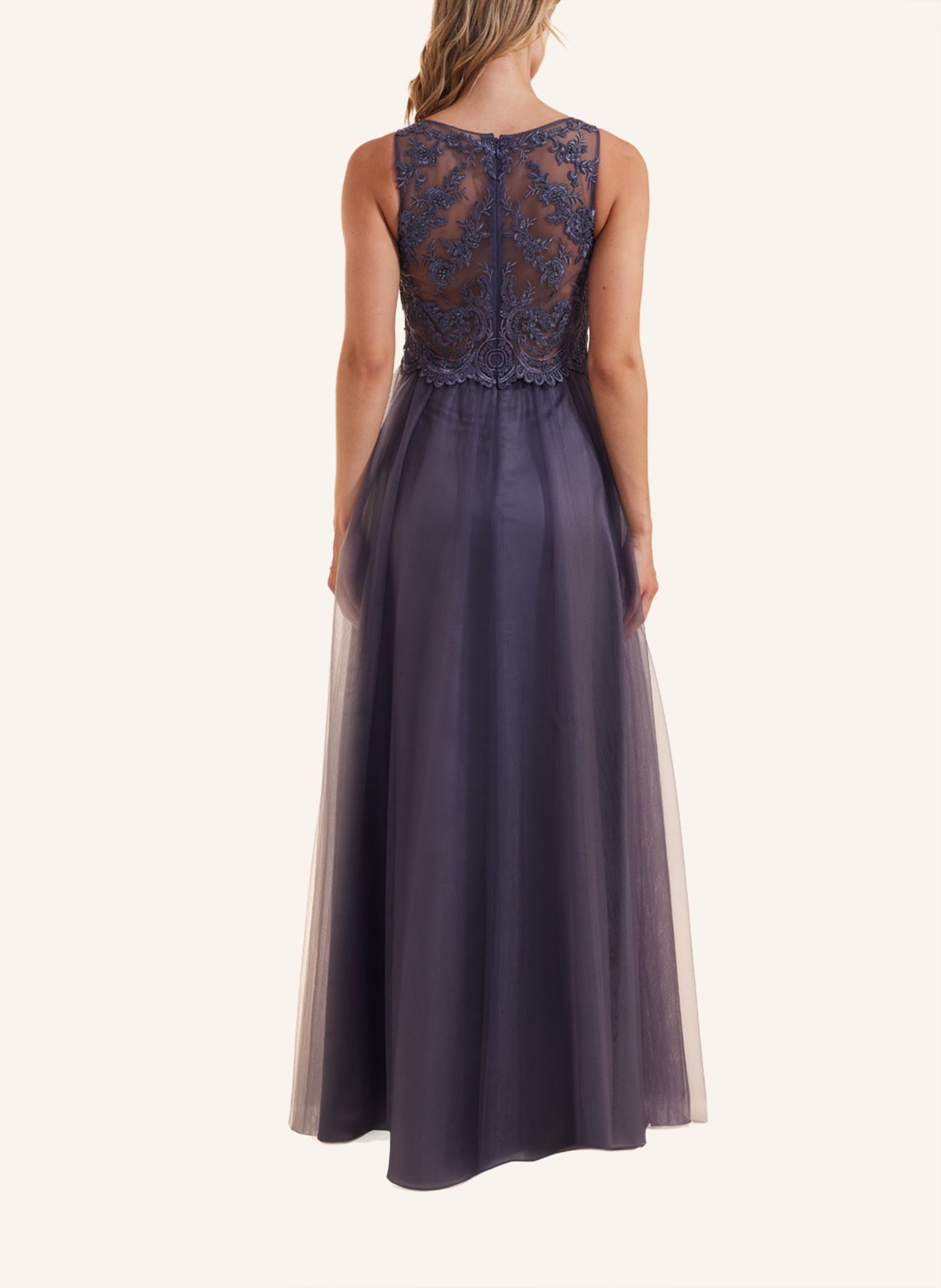 LAONA Abendkleid TIMELESS BEAUTY DRESS, Farbe: GRAU (Bild 3)