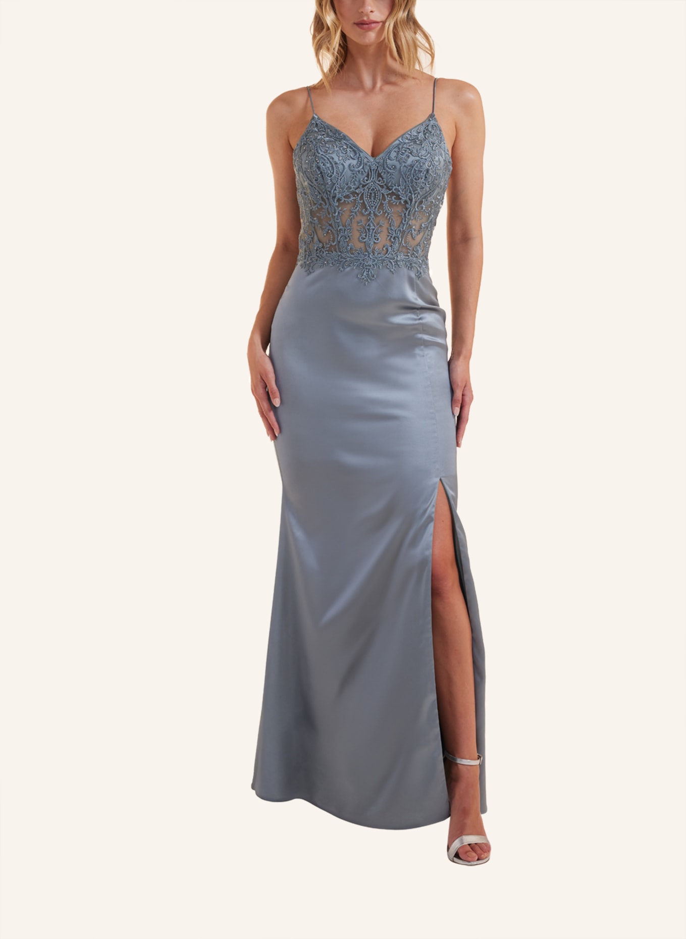 LAONA Abendkleid PURE ELEGANCE DRESS, Farbe: PETROL (Bild 4)