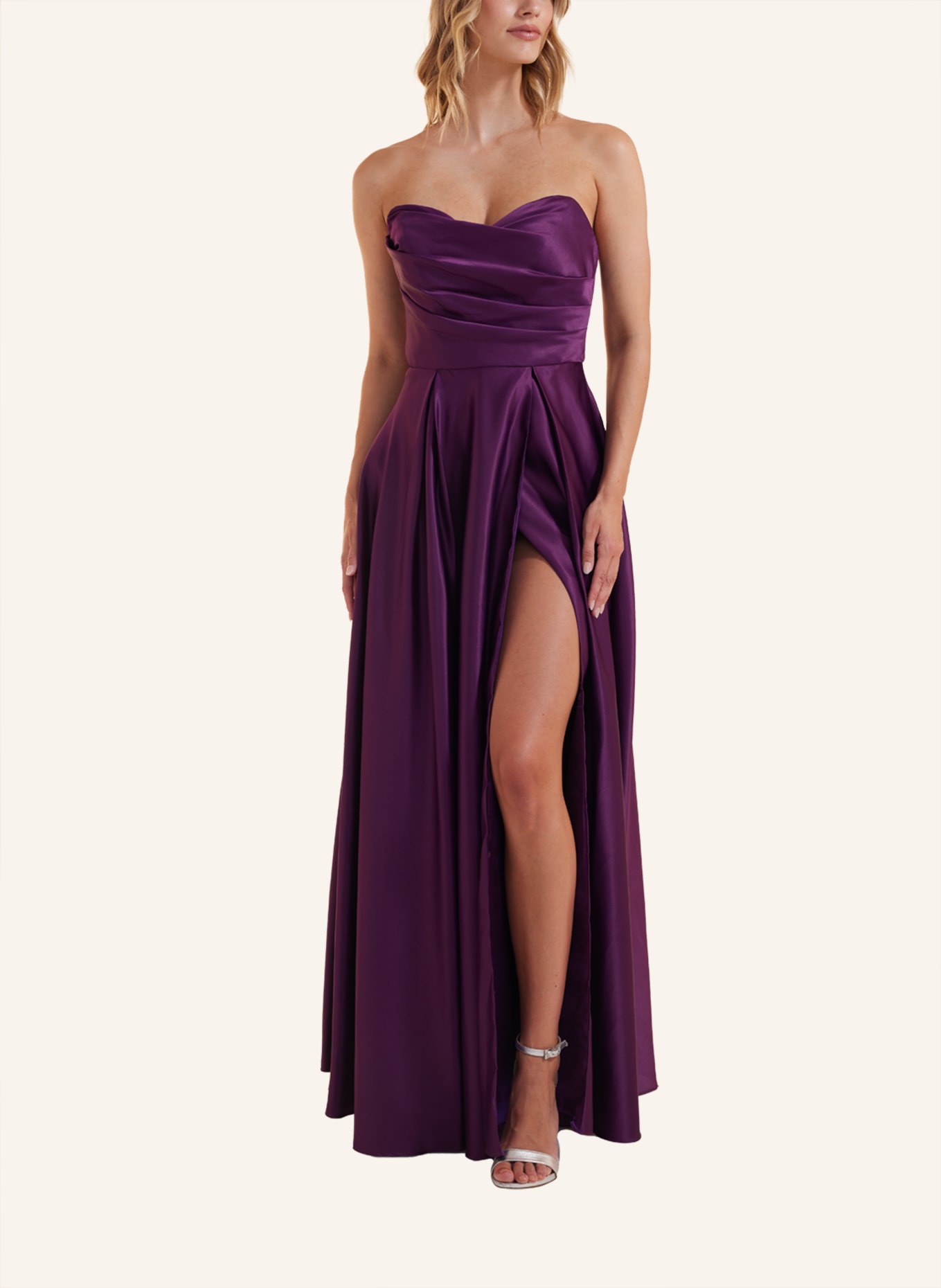 LAONA Abendkleid SATIN SEDUCTION DRESS, Farbe: LILA (Bild 4)