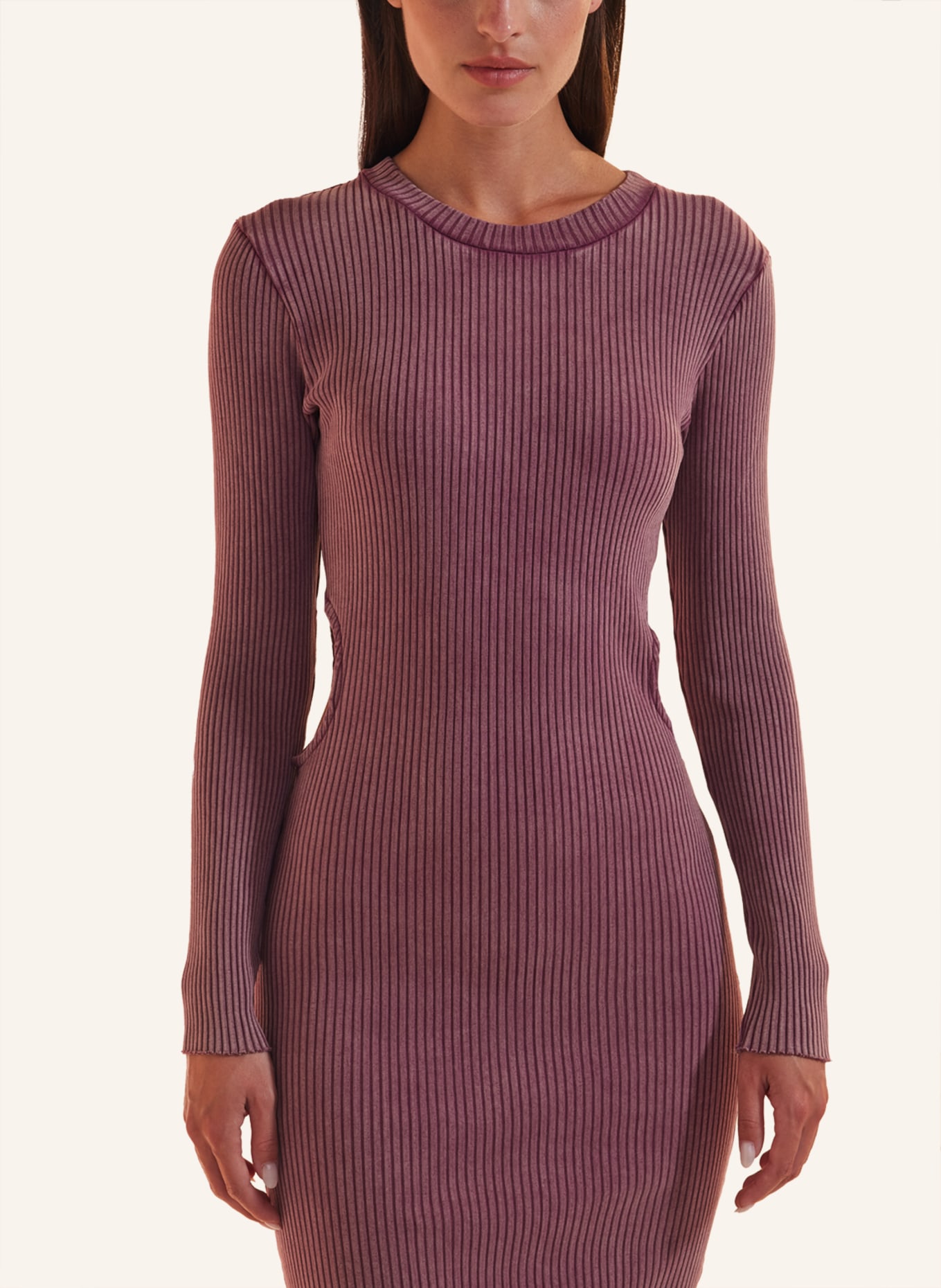 ADLYSH Kleid PLUM RIB DRESS, Farbe: LILA (Bild 3)