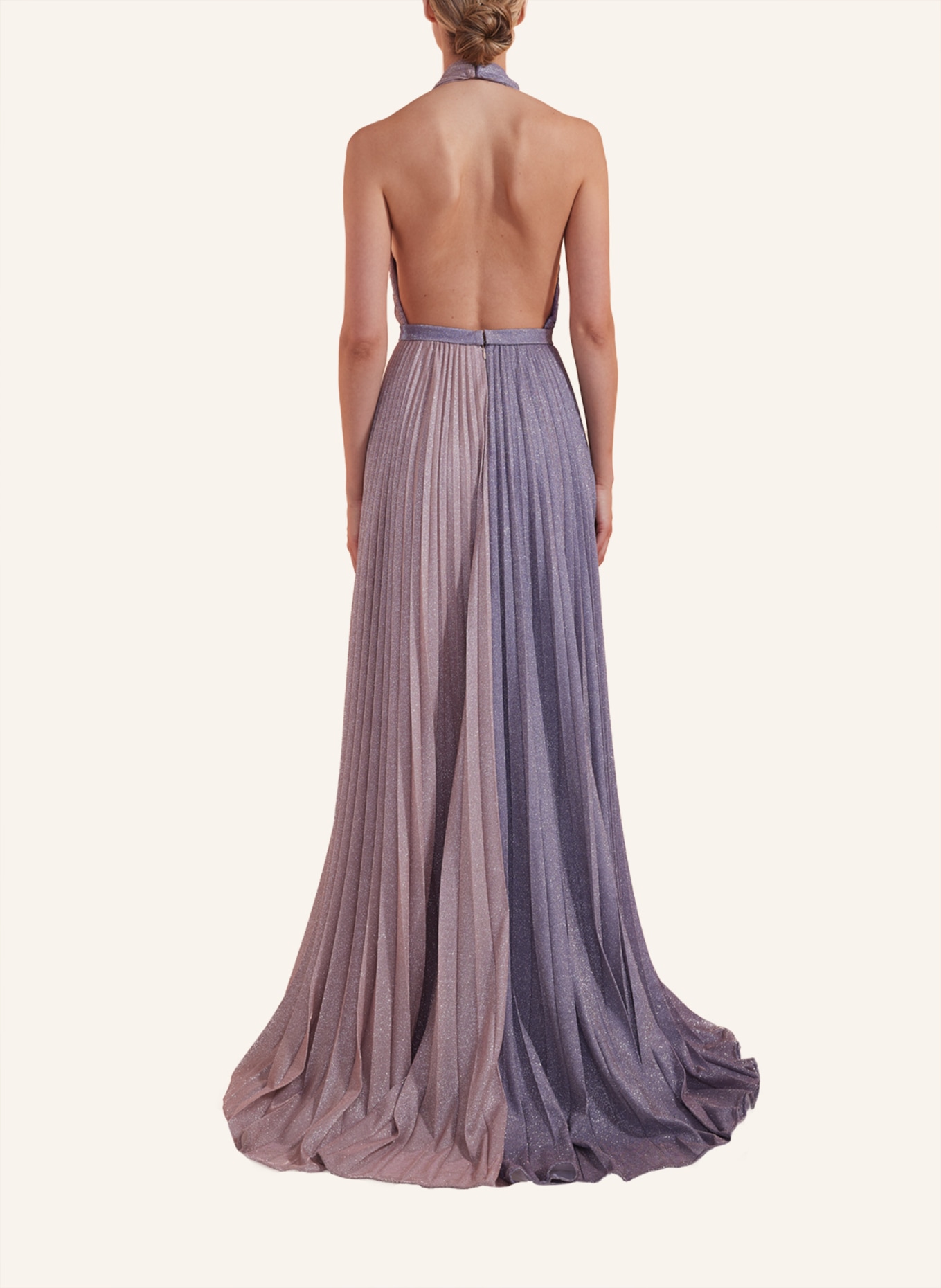 unique Kleid DOUBLE ELEGANCE DRESS, Farbe: LILA (Bild 3)