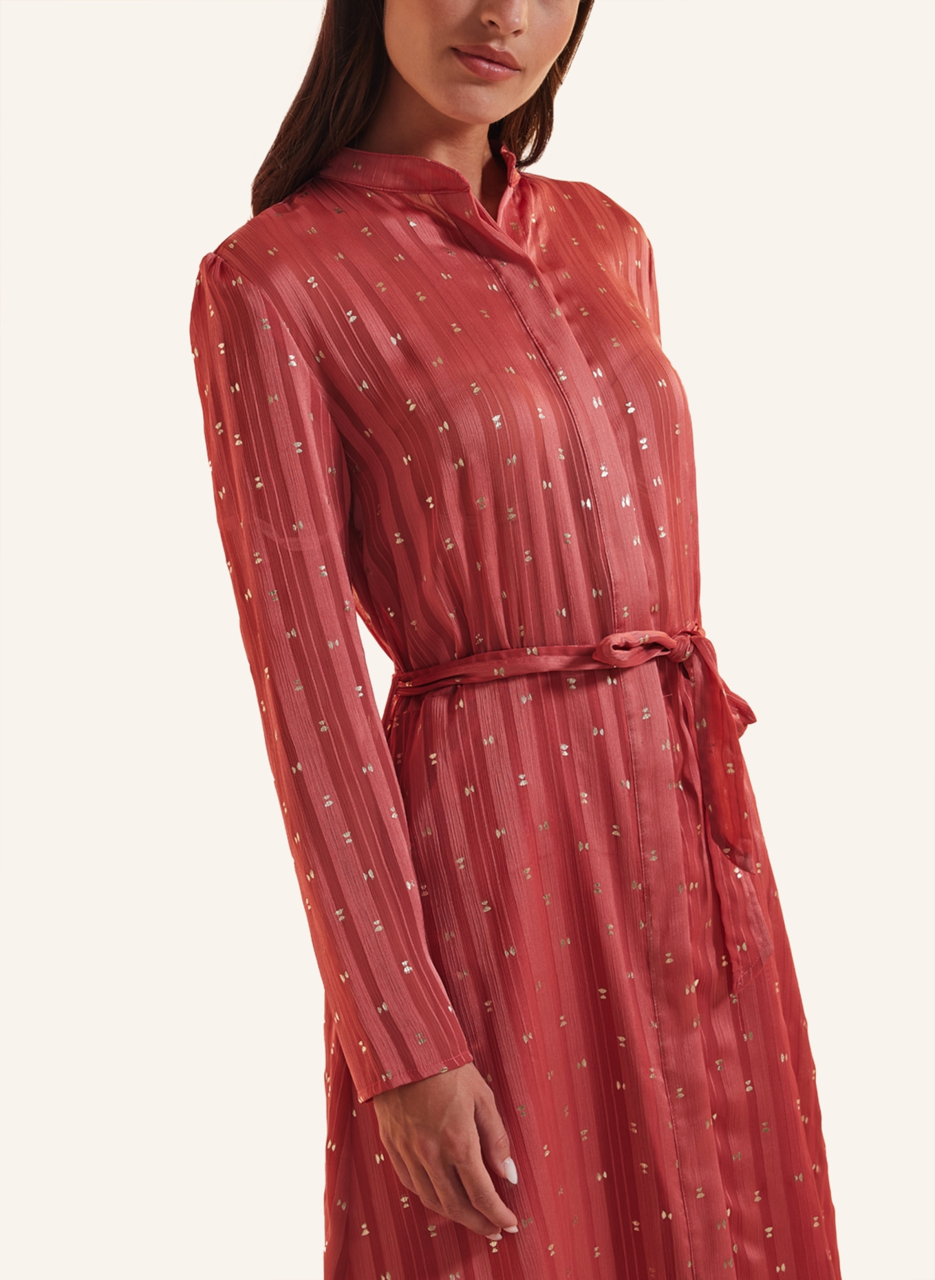 ADLYSH Kleid WINTRY DRESS, Farbe: ROT (Bild 3)