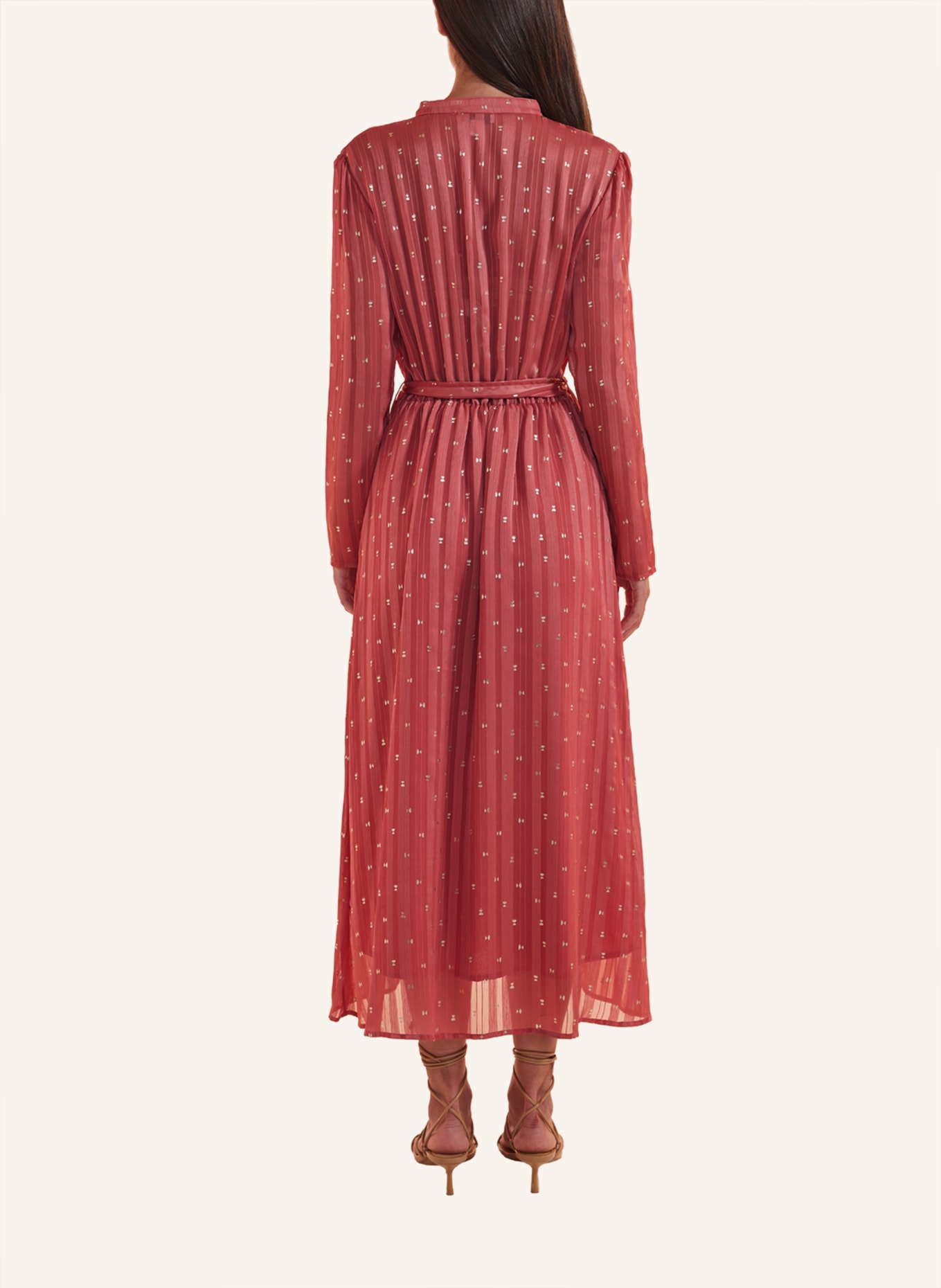 ADLYSH Kleid WINTRY DRESS, Farbe: ROT (Bild 2)