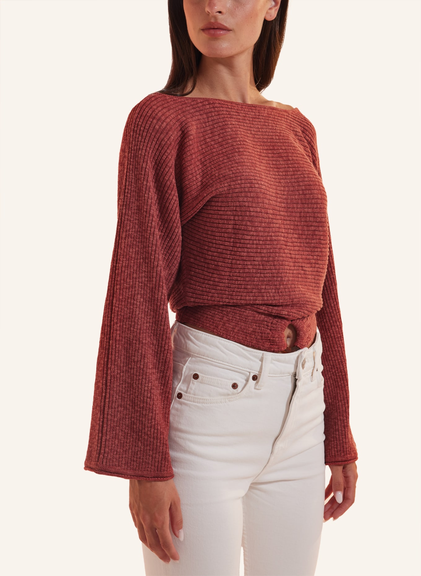 ADLYSH Pullover & Strickjacken INFINITY SWEATER, Farbe: ROT (Bild 2)