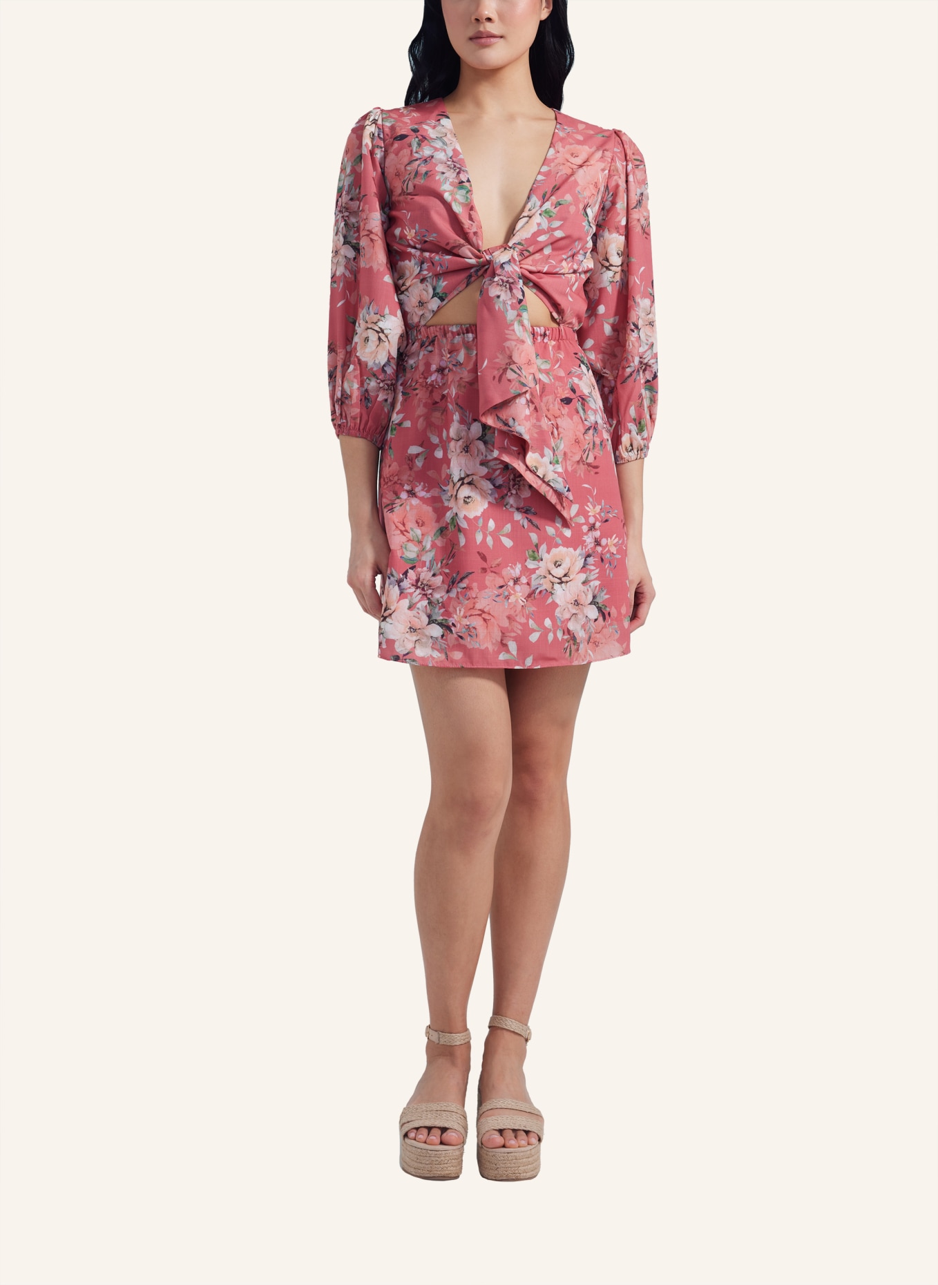 ADLYSH Abendkleid SUMMER PEONY DRESS, Farbe: ROSÉ (Bild 4)