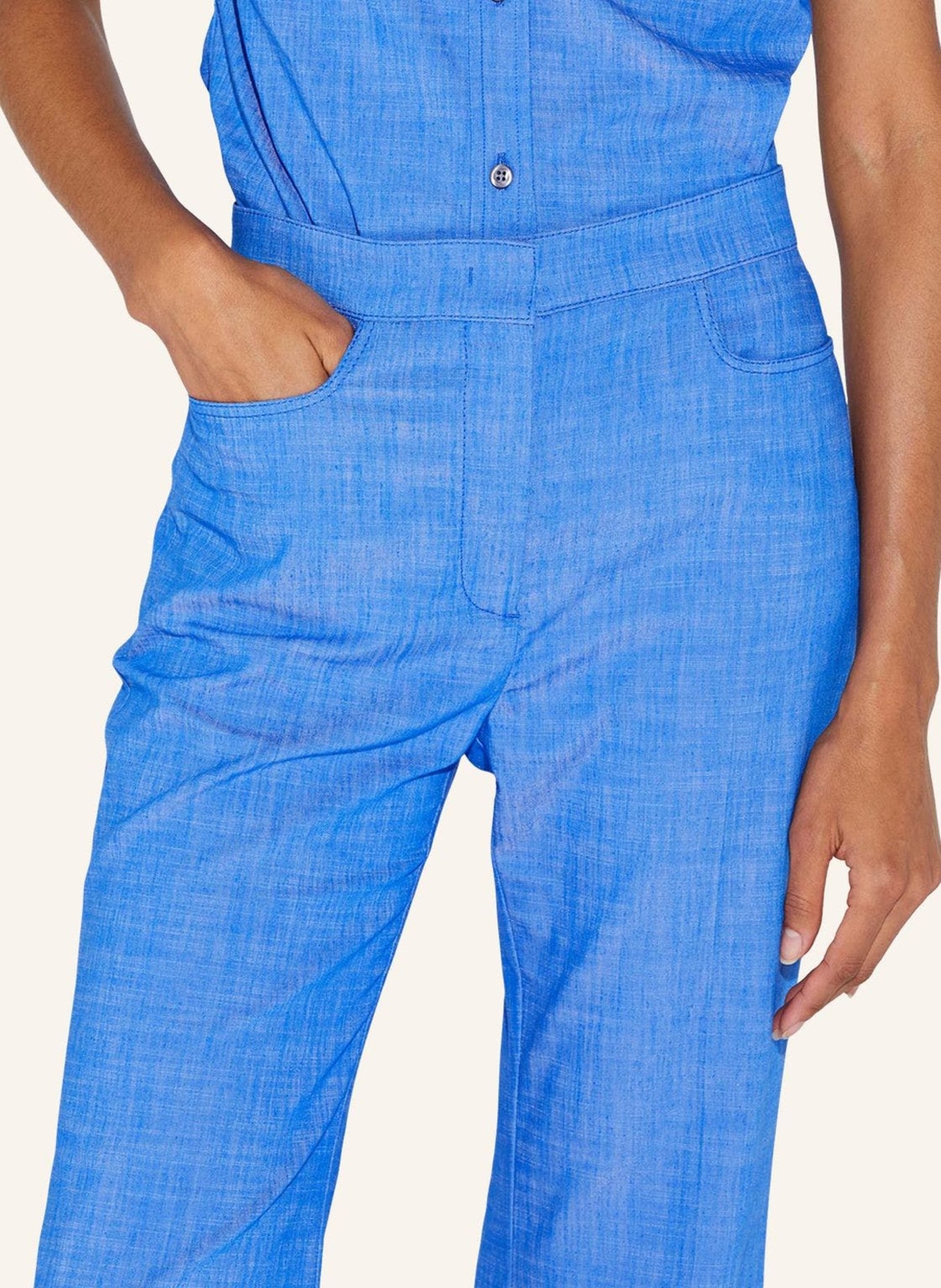 CÂLLAS Flared Jeans TONNE, Farbe: BLAU (Bild 3)