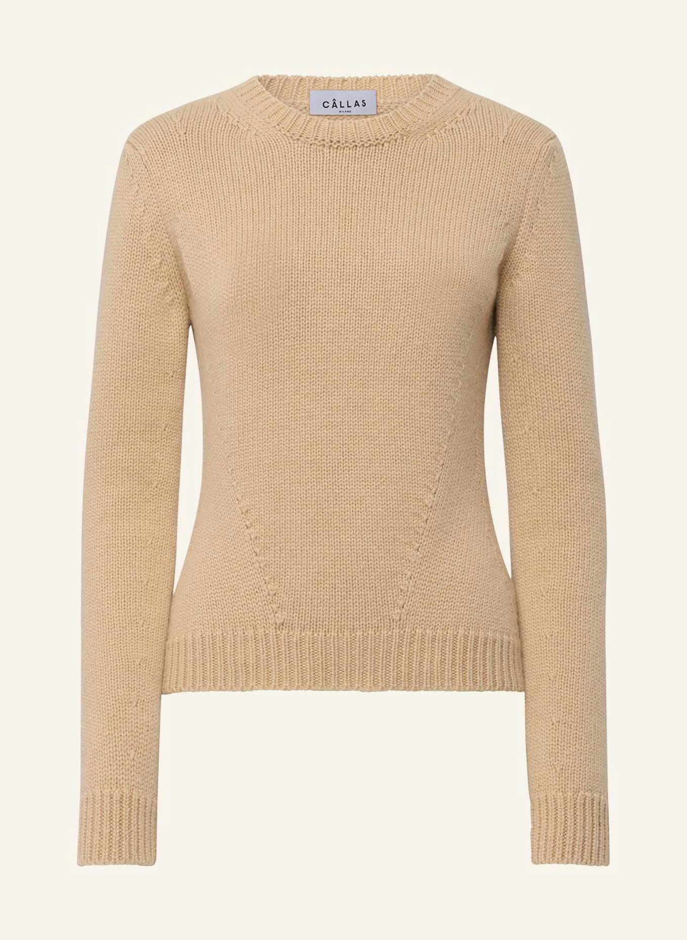 CÂLLAS MILANO Crewneck-Pullover JEANNE, Farbe: CAMEL (Bild 1)