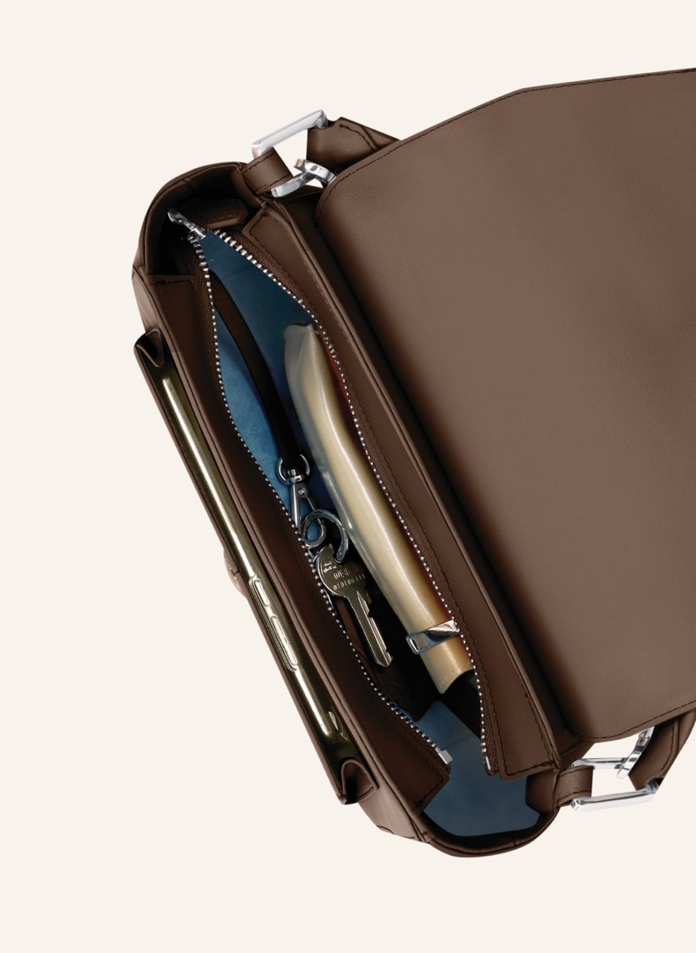 KAAI Umhängetasche IKON: BRAUN