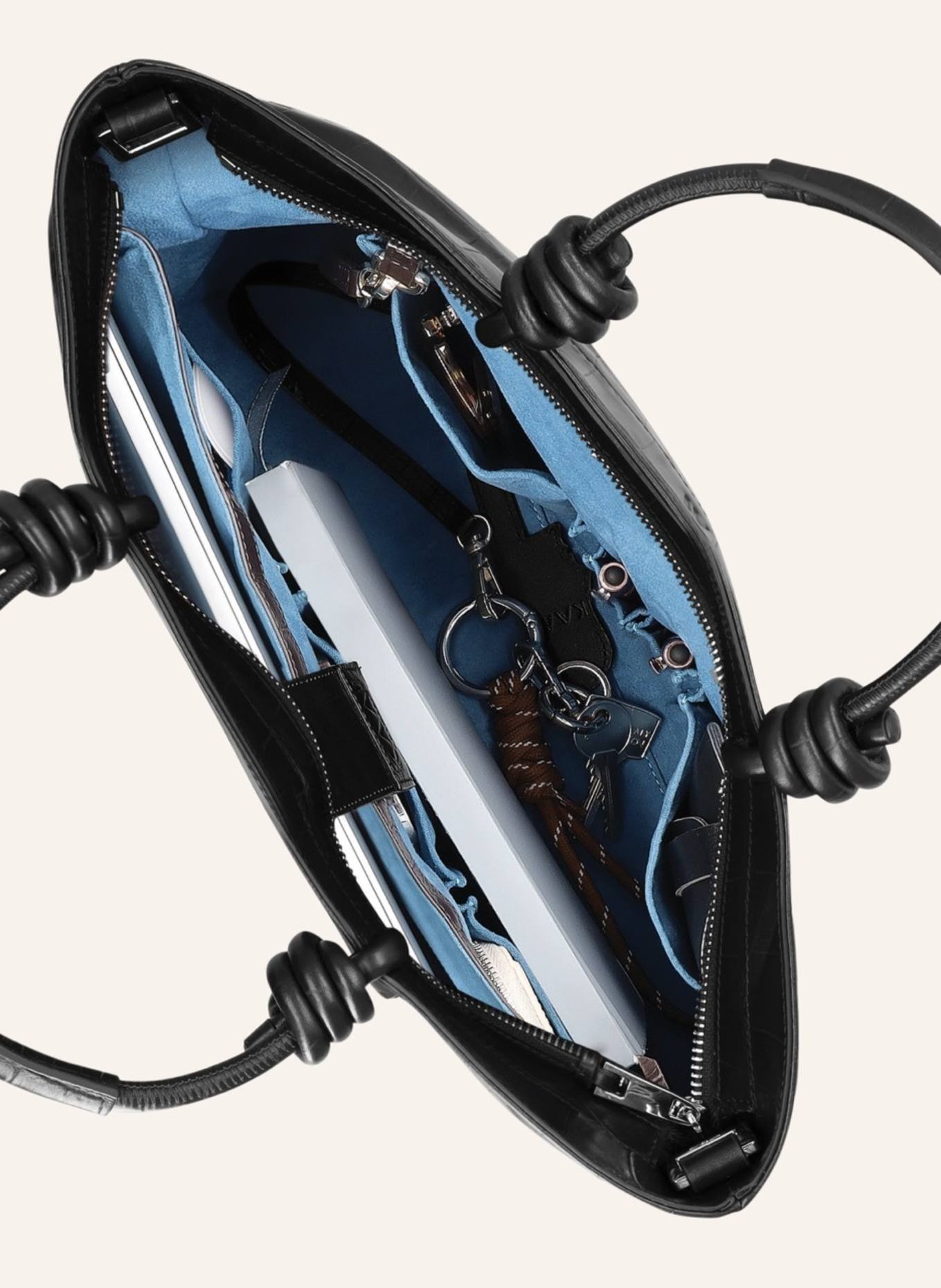 KAAI Umhängetasche MIDI LOOP: SCHWARZ