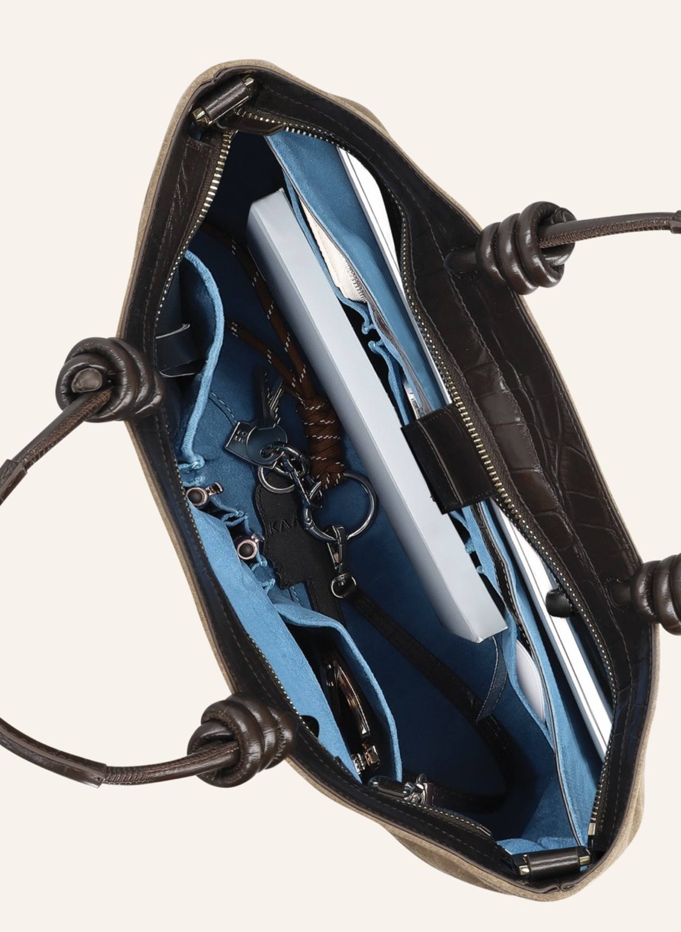 KAAI Umhängetasche MIDI LOOP: ECRU