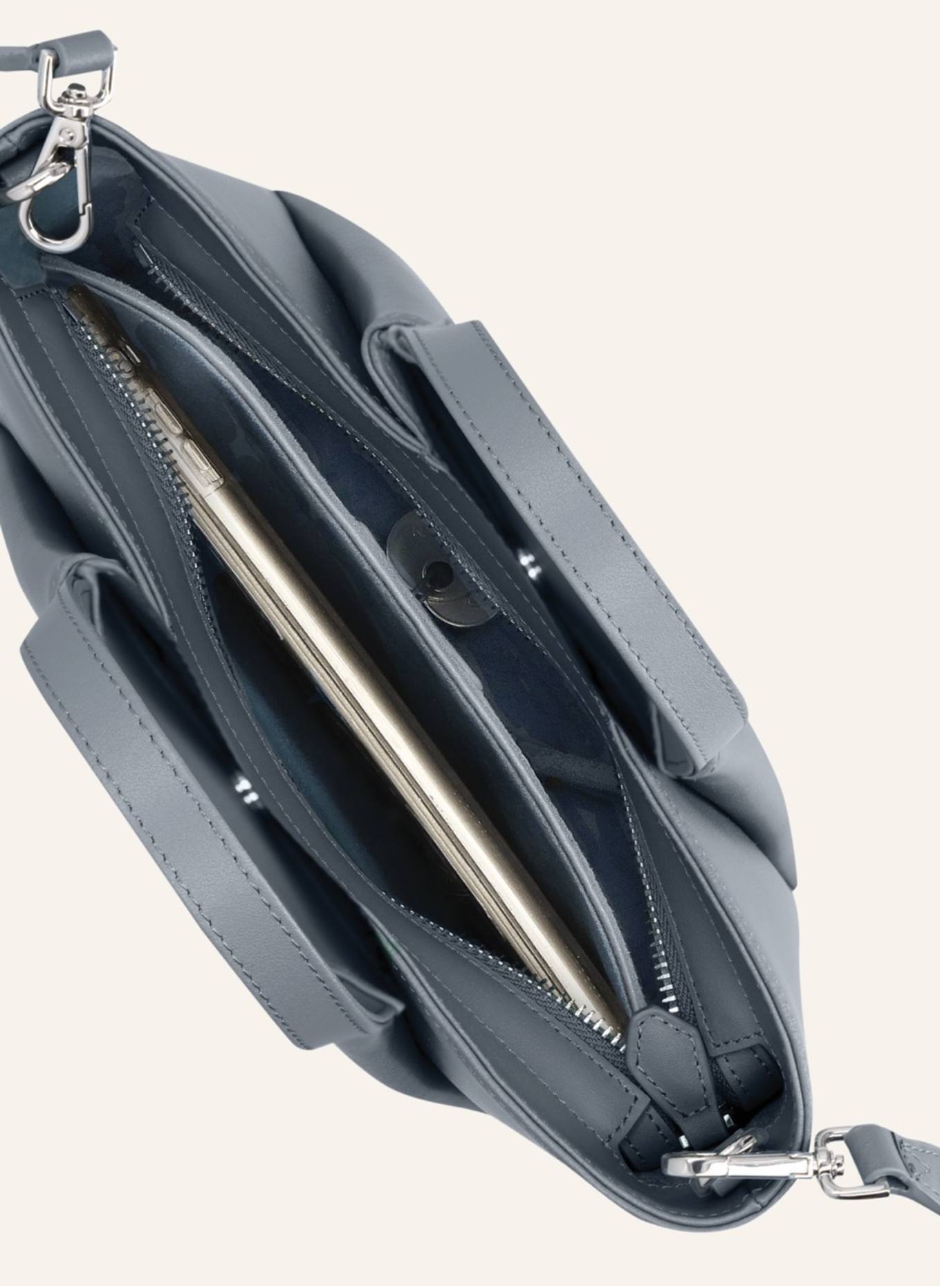 KAAI Umhängetasche MINI PYRAMID: BLAU