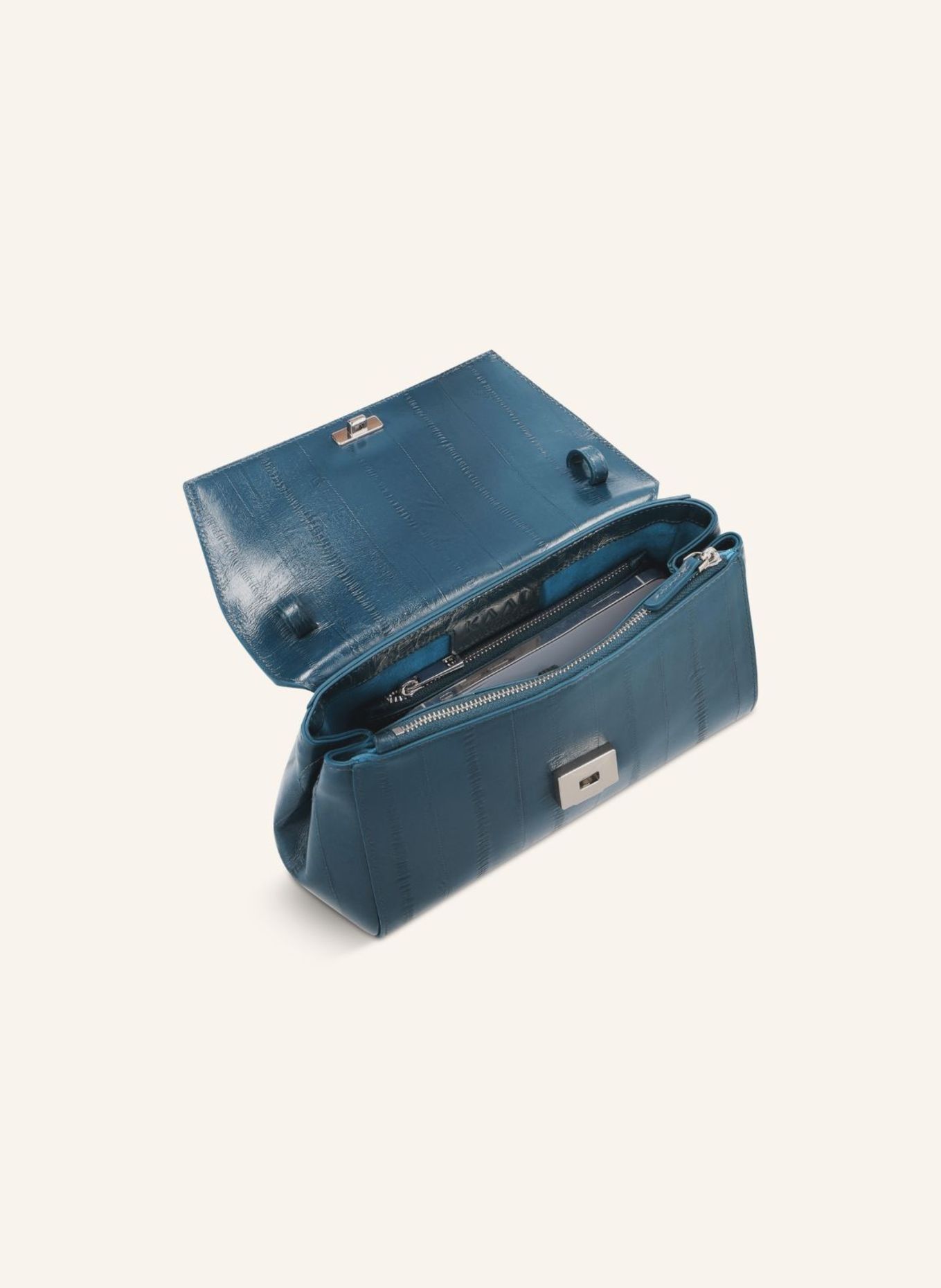 KAAI Umhängetasche IKON CLUTCH: BLAU