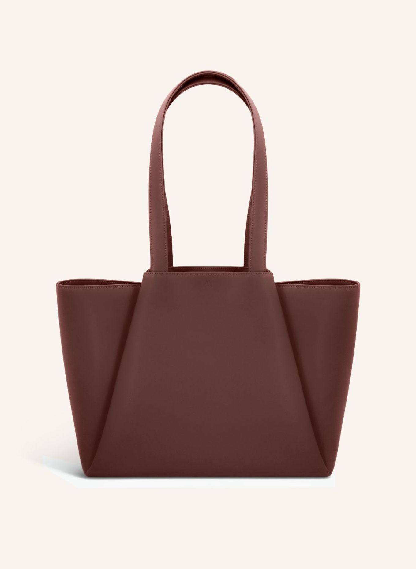 KAAI Schultertasche MIDI PYRAMID: BRAUN