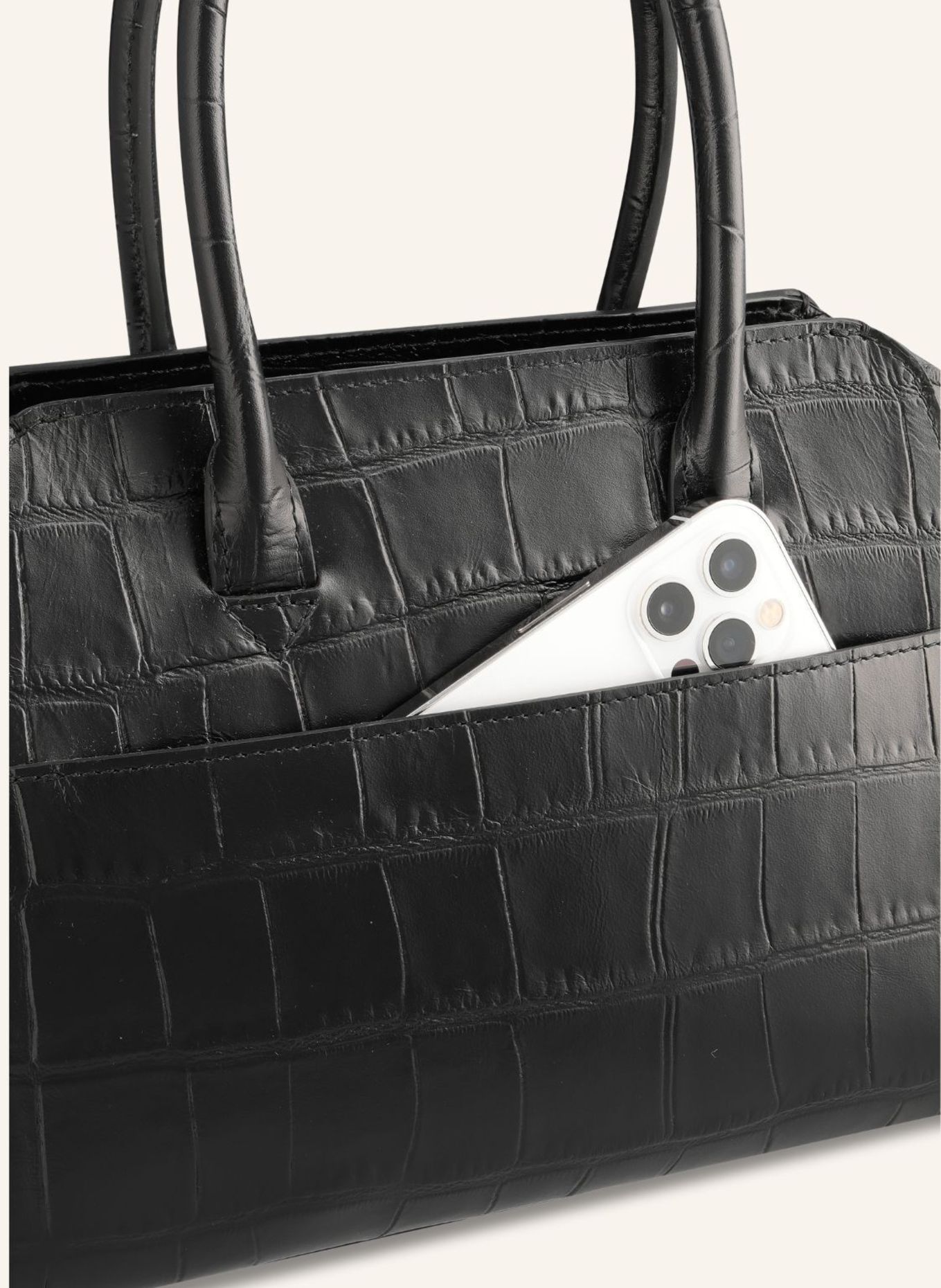 KAAI Umhängetasche MINI VOYAGER: SCHWARZ