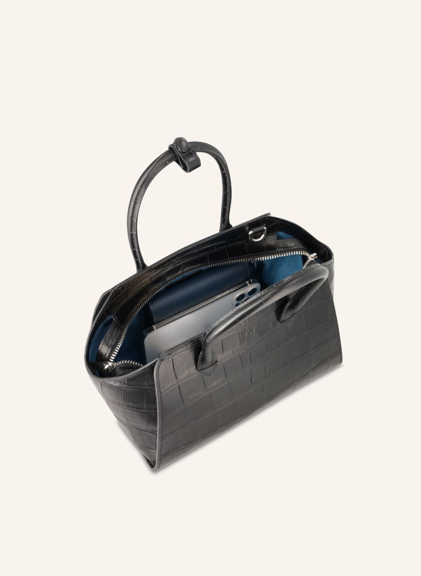 KAAI Umhängetasche MINI VOYAGER: SCHWARZ