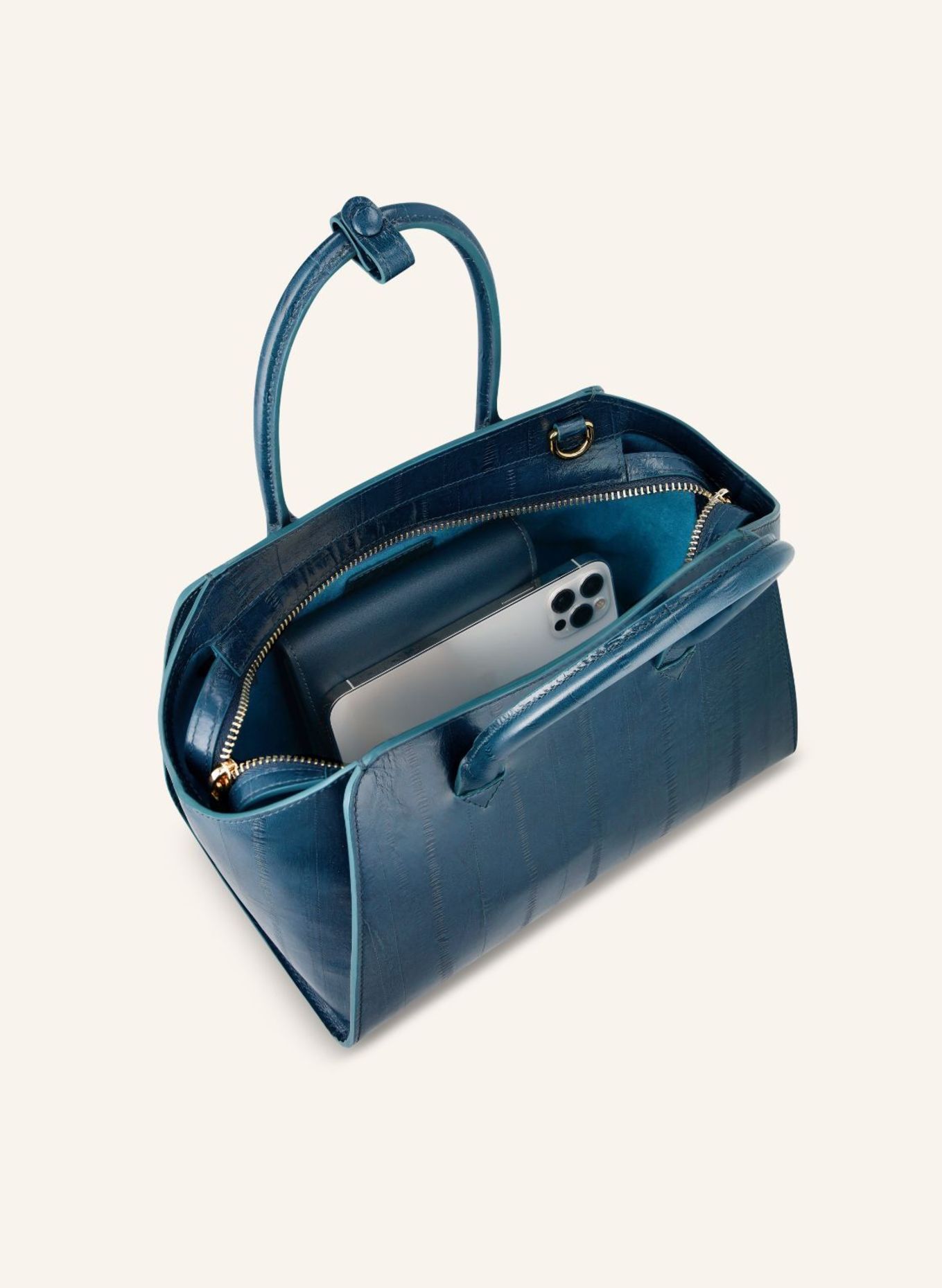 KAAI Umhängetasche MINI VOYAGER: BLAU