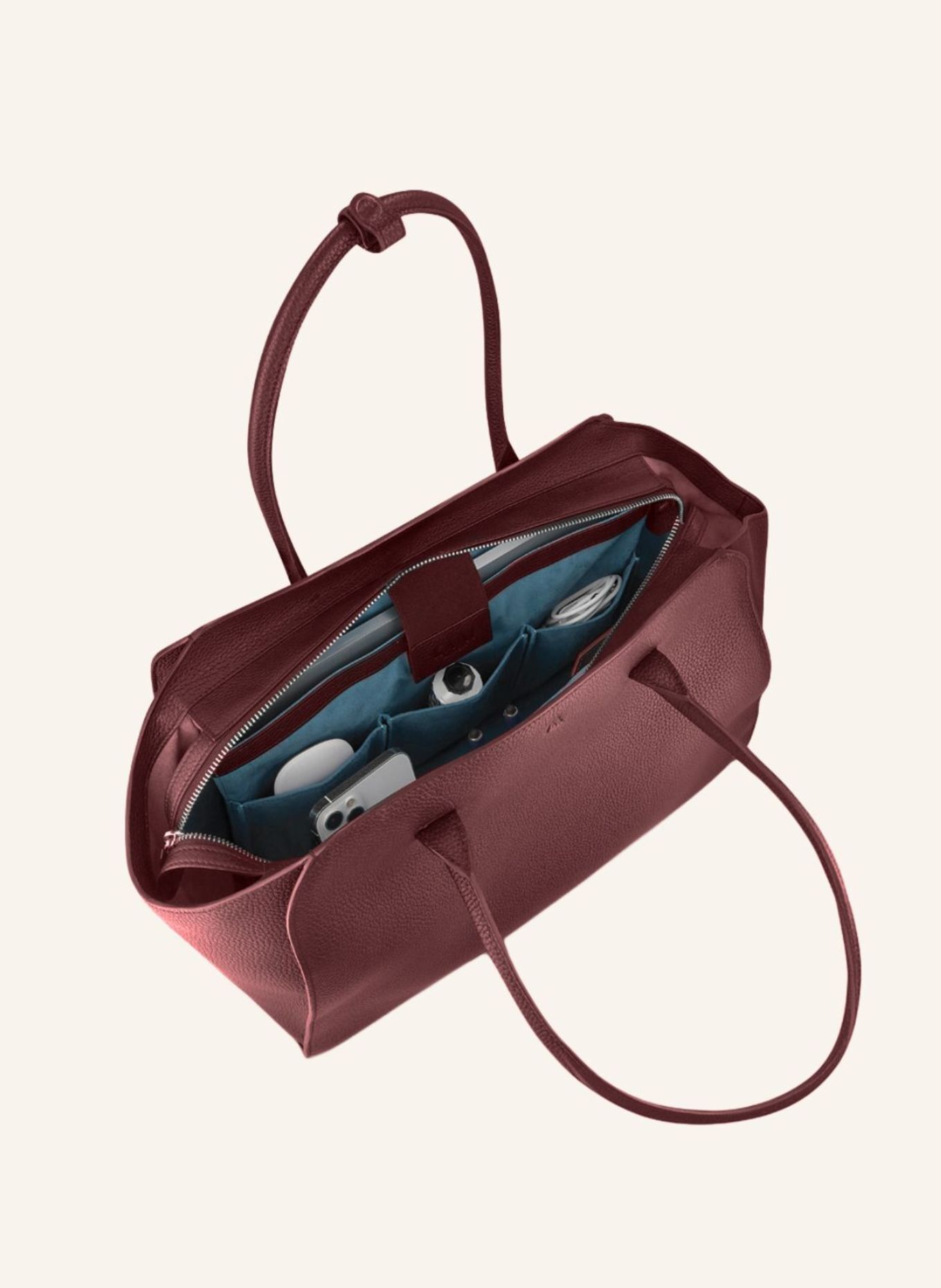 KAAI Schultertasche VOYAGER: DUNKELROT