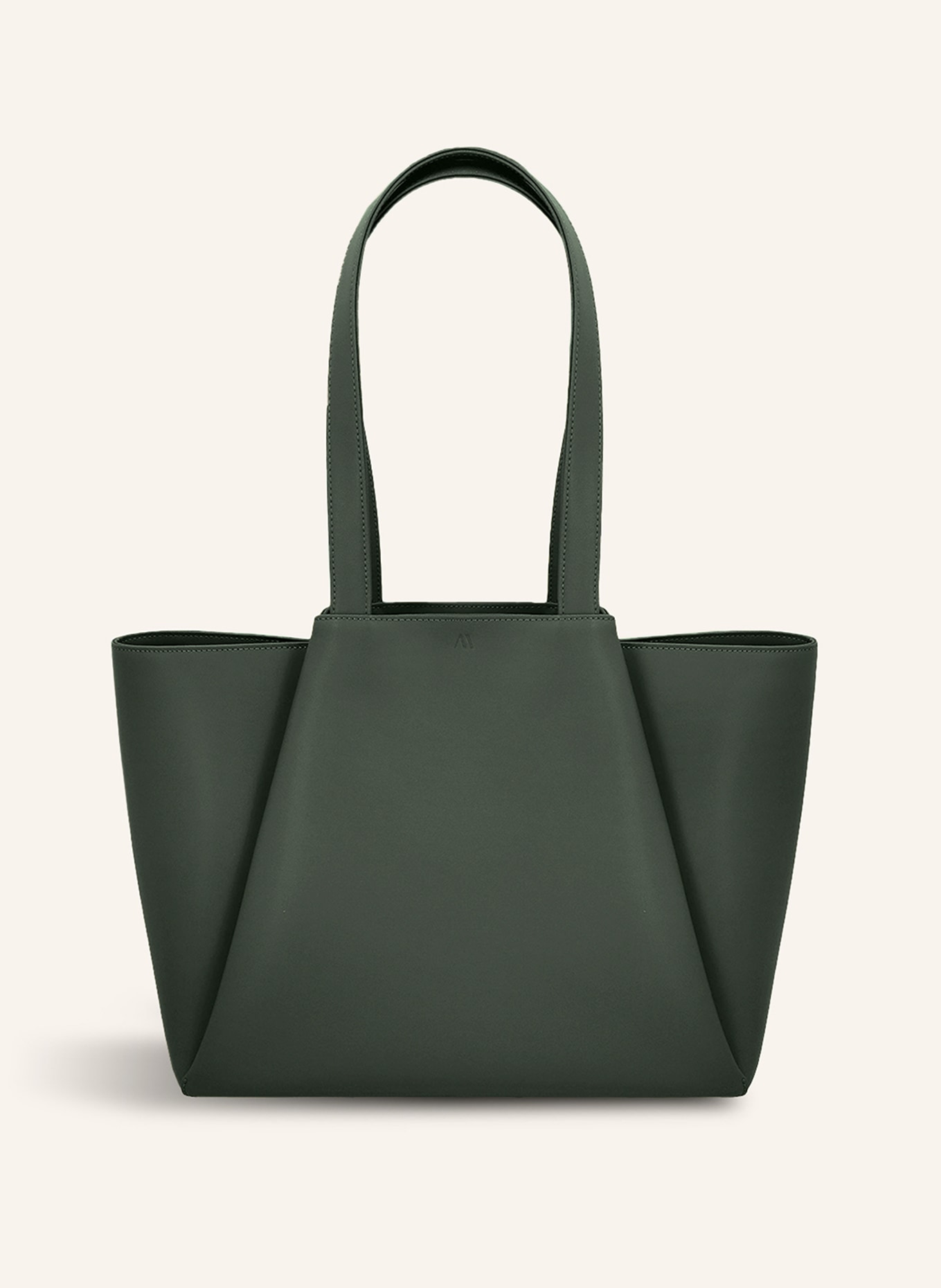 KAAI Schultertasche MIDI PYRAMID, Farbe: FOREST GREEN (Bild 1)