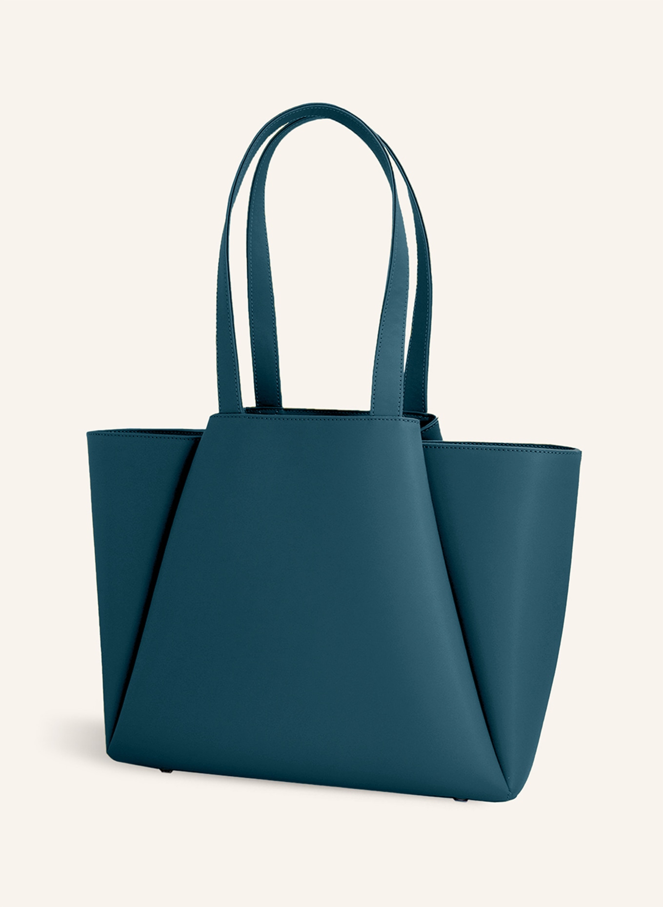 KAAI Schultertasche MIDI PYRAMID, Farbe: TEAL BLUE (Bild 2)