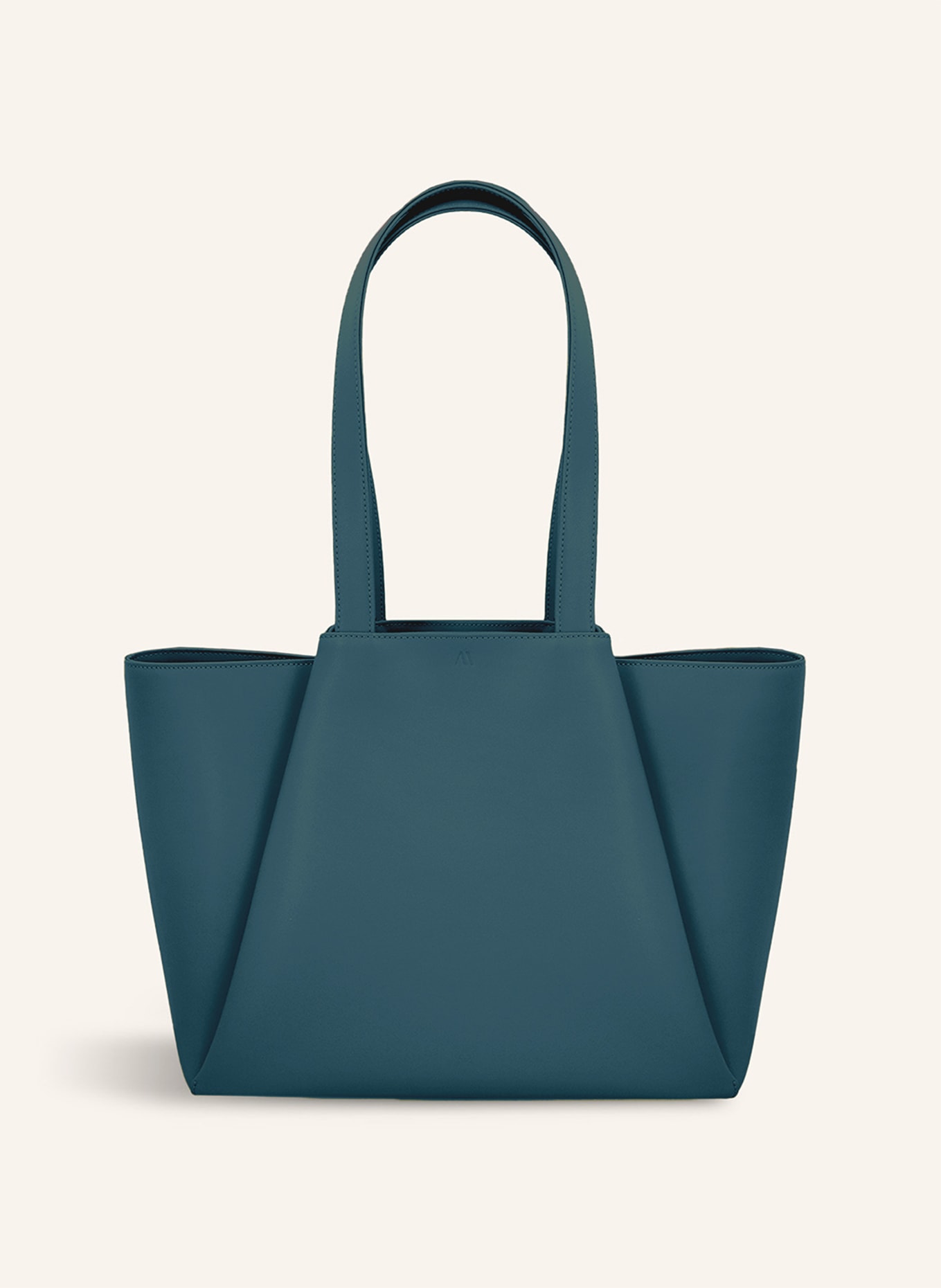 KAAI Schultertasche MIDI PYRAMID, Farbe: TEAL BLUE (Bild 1)