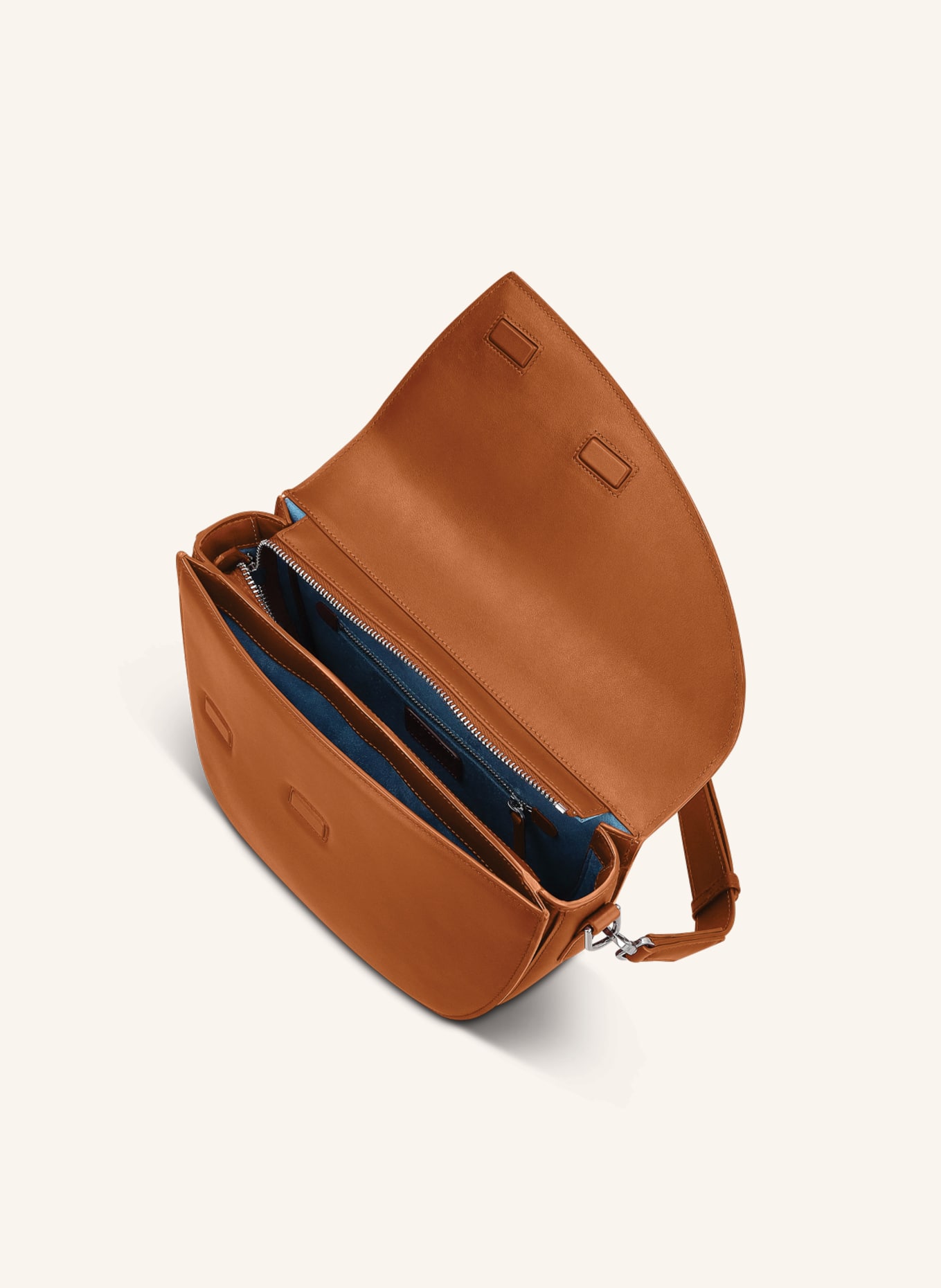 KAAI Umhängetasche REBEL SADDLE: COGNAC