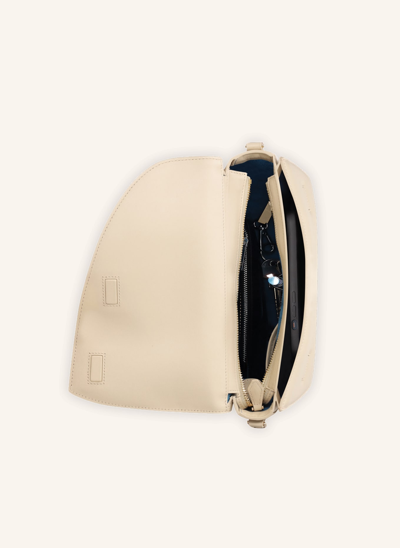 KAAI Umhängetasche REBEL SADDLE: CREME