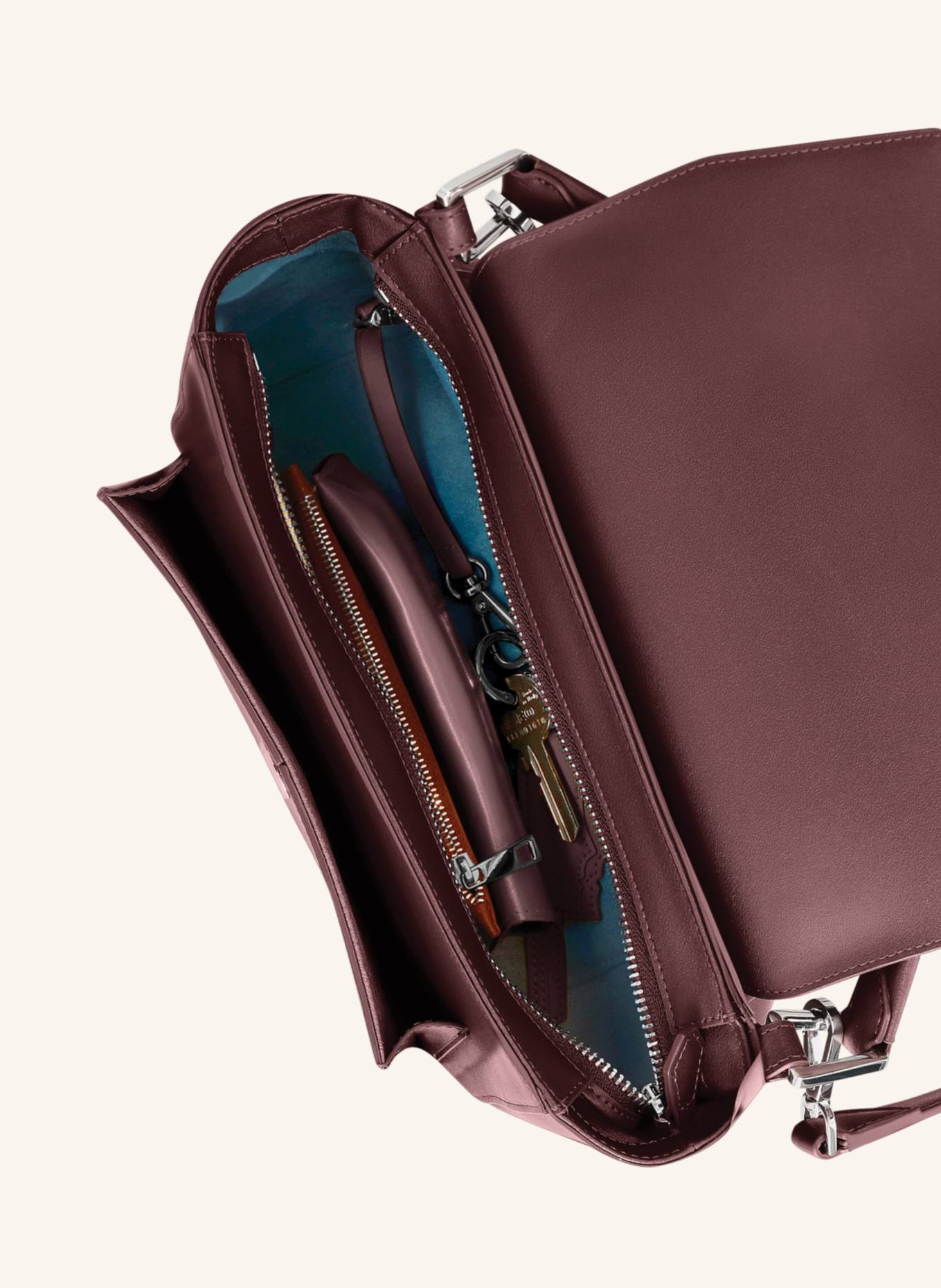 KAAI Umhängetasche IKON: DUNKELROT