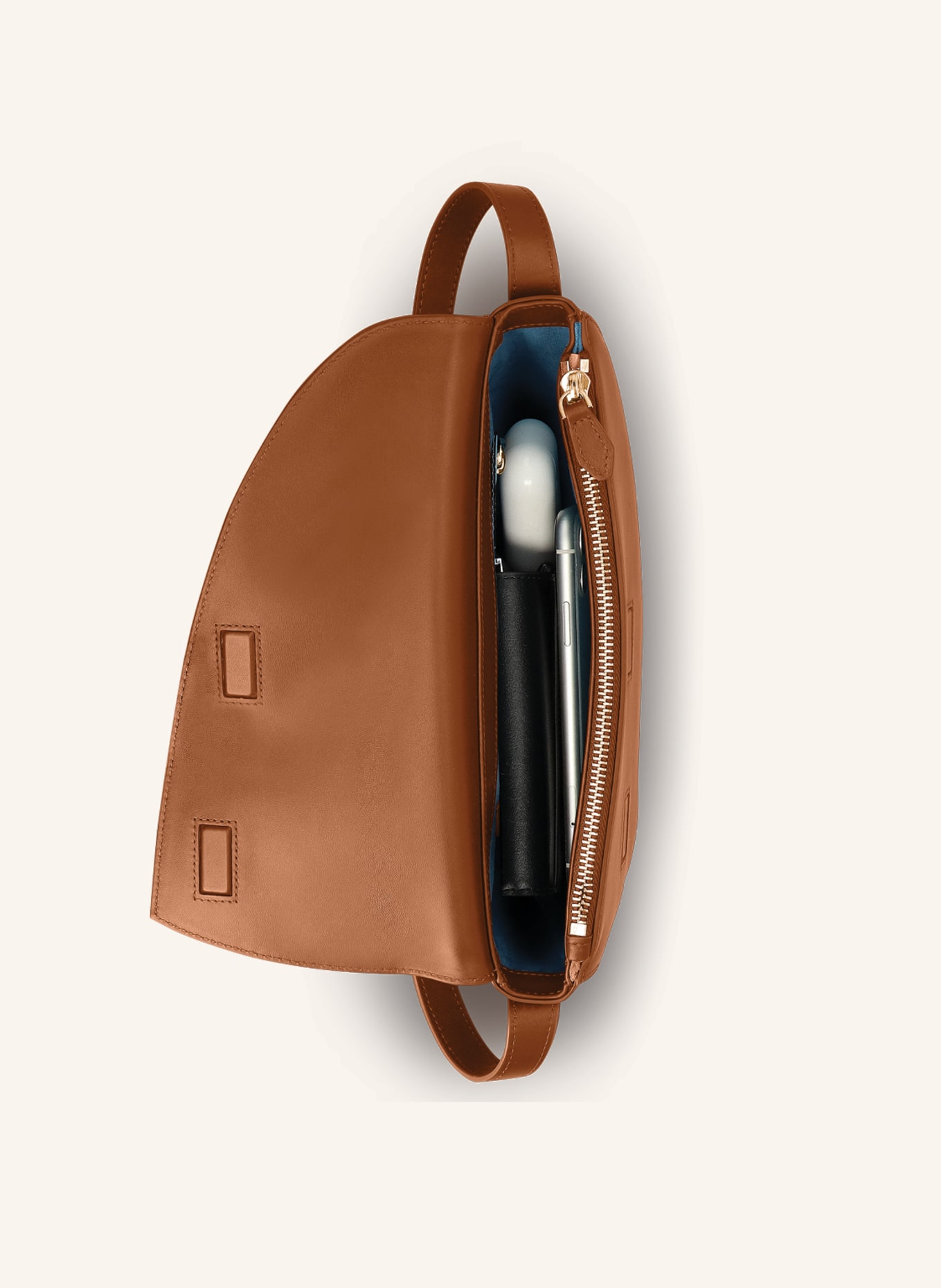 KAAI Umhängetasche REBEL CROSSBODY: COGNAC