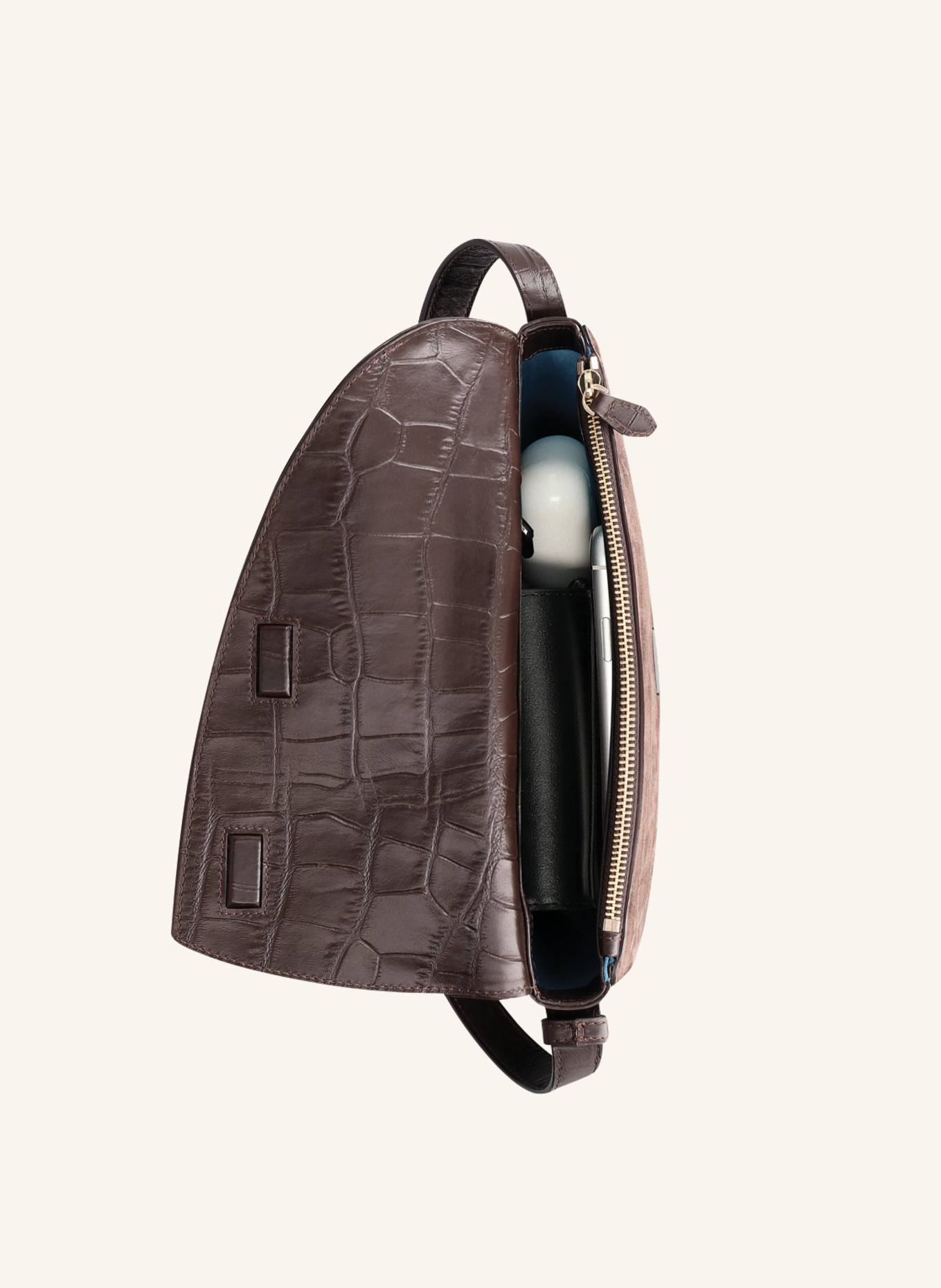 KAAI Umhängetasche REBEL CROSSBODY: DUNKELBRAUN